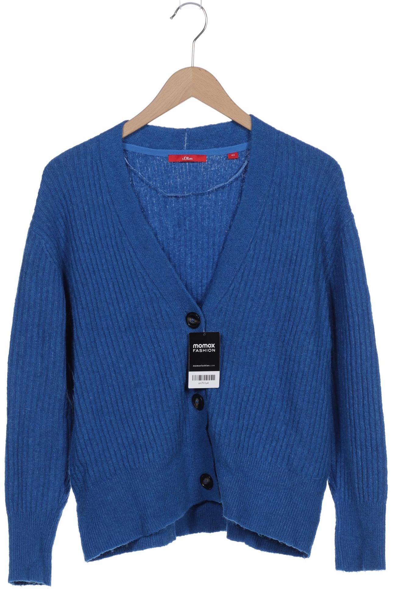 

s.Oliver Damen Strickjacke, blau