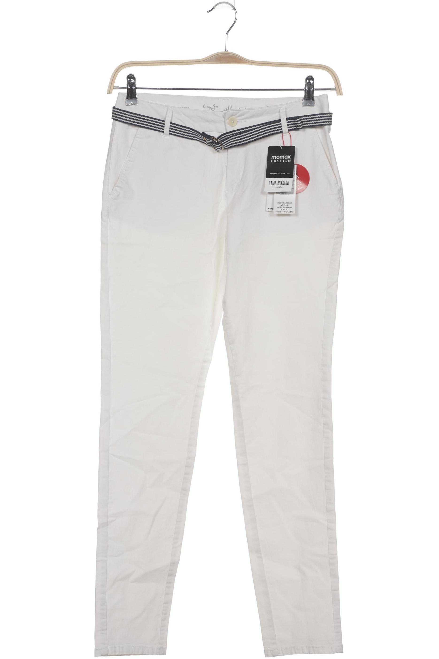 

s.Oliver Damen Stoffhose, weiß, Gr. 34