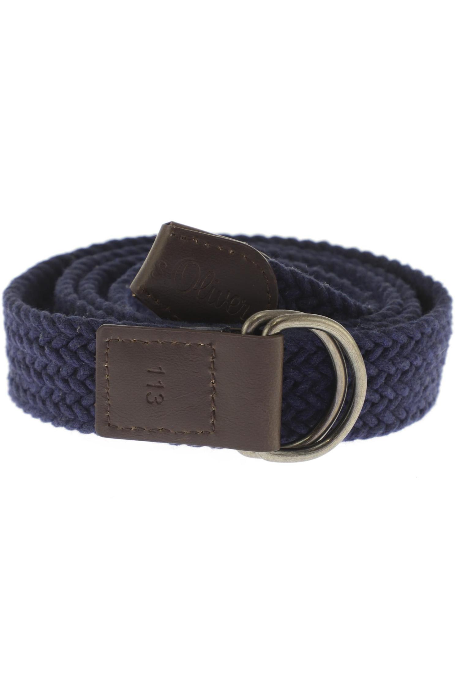 

s.Oliver Damen Gürtel, marineblau, Gr. 110