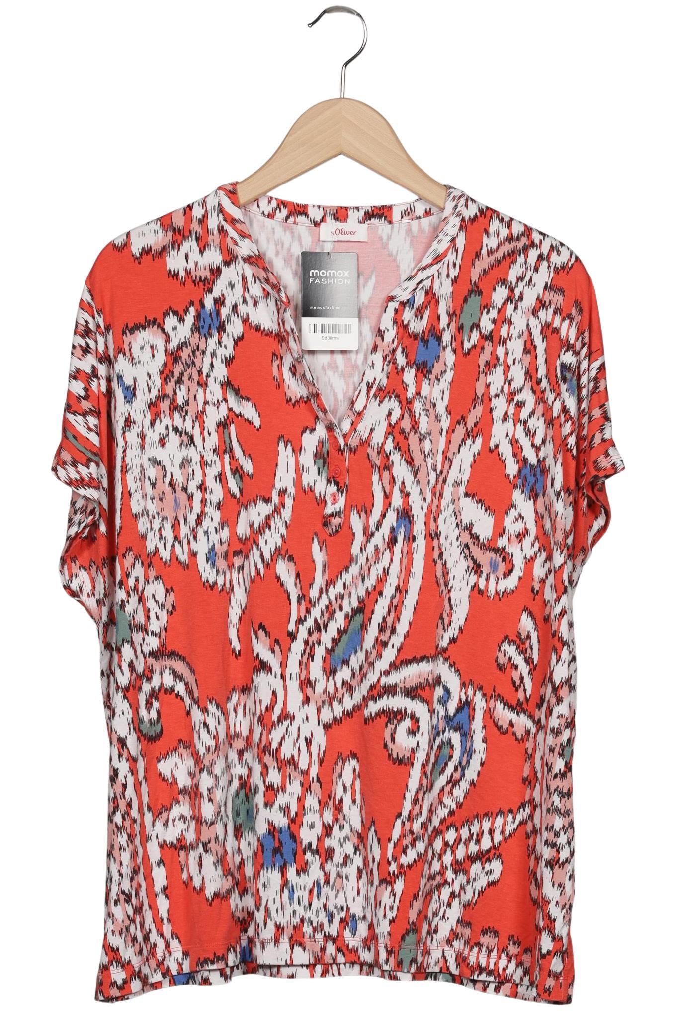 

s.Oliver Damen T-Shirt, rot, Gr. 48