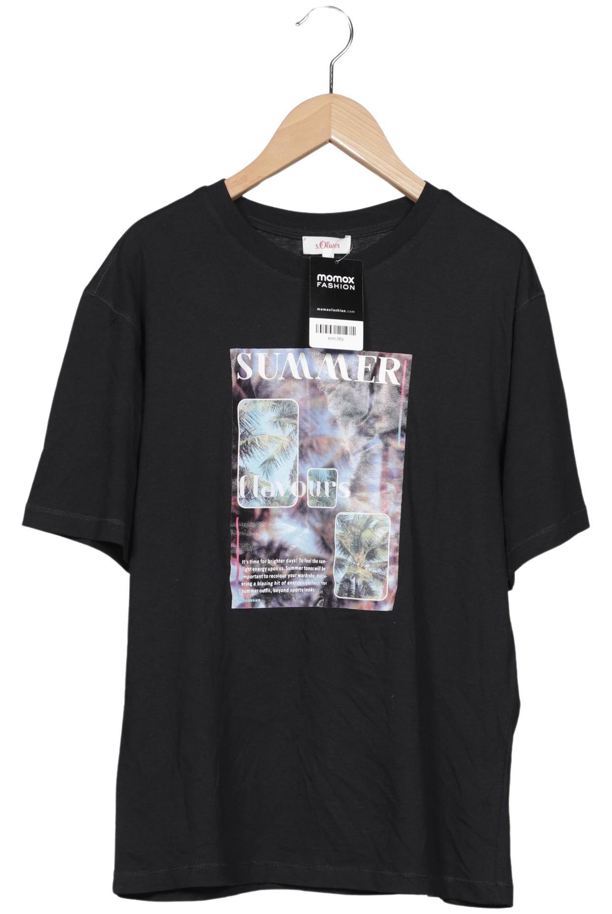 

s.Oliver Damen T-Shirt, schwarz, Gr. 36