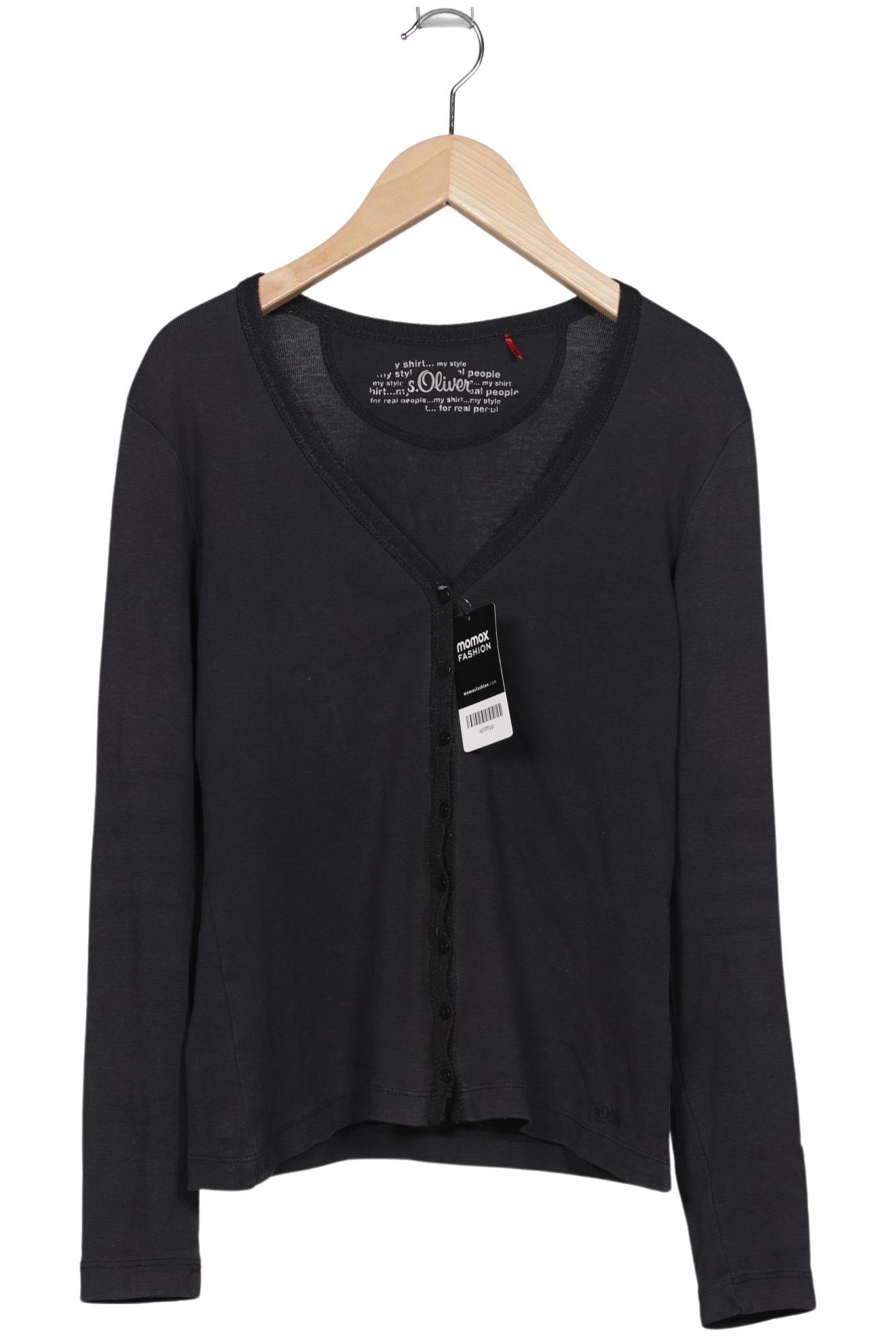 

s.Oliver Damen Strickjacke, marineblau, Gr. 38
