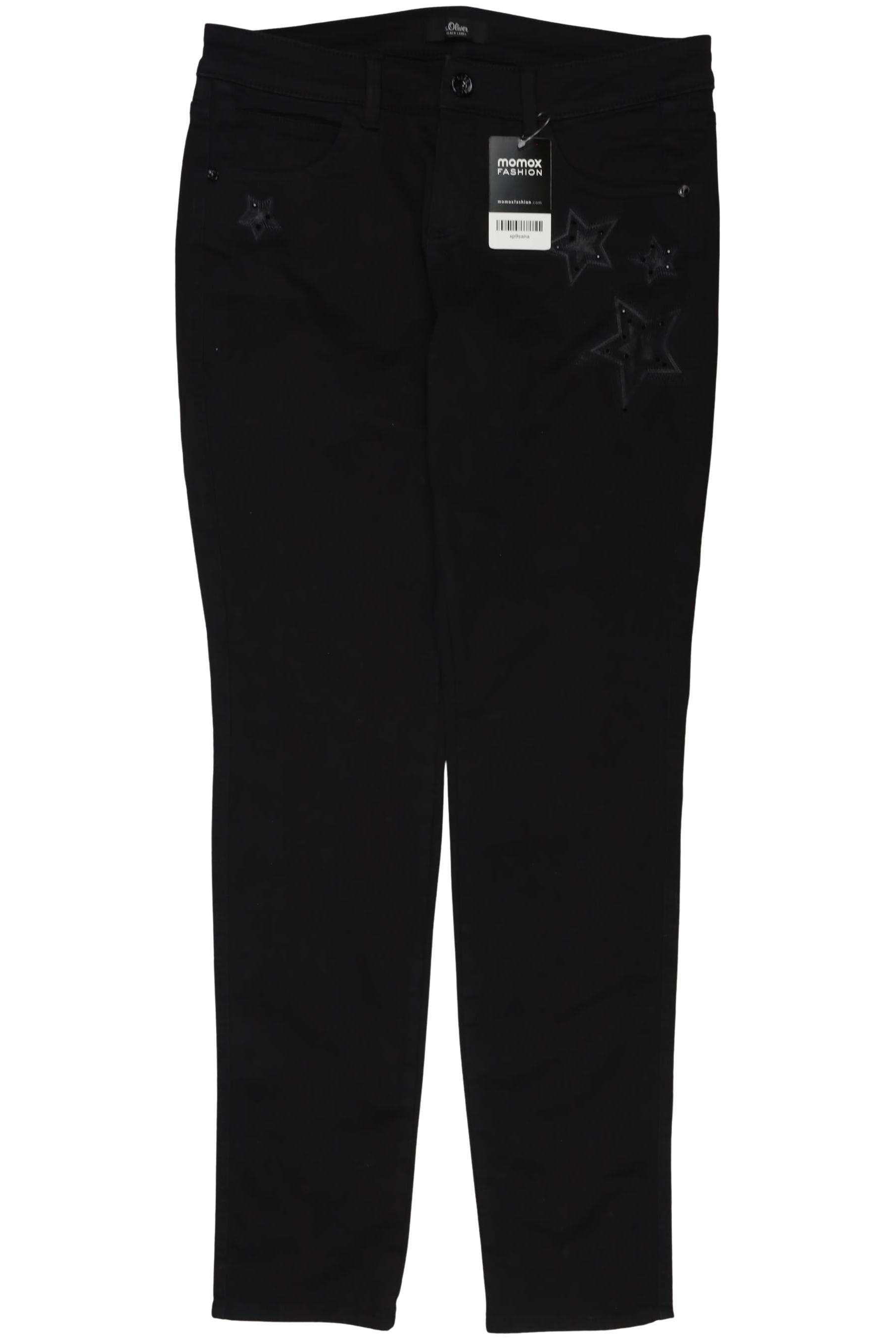 

s.Oliver Damen Jeans, schwarz, Gr. 40