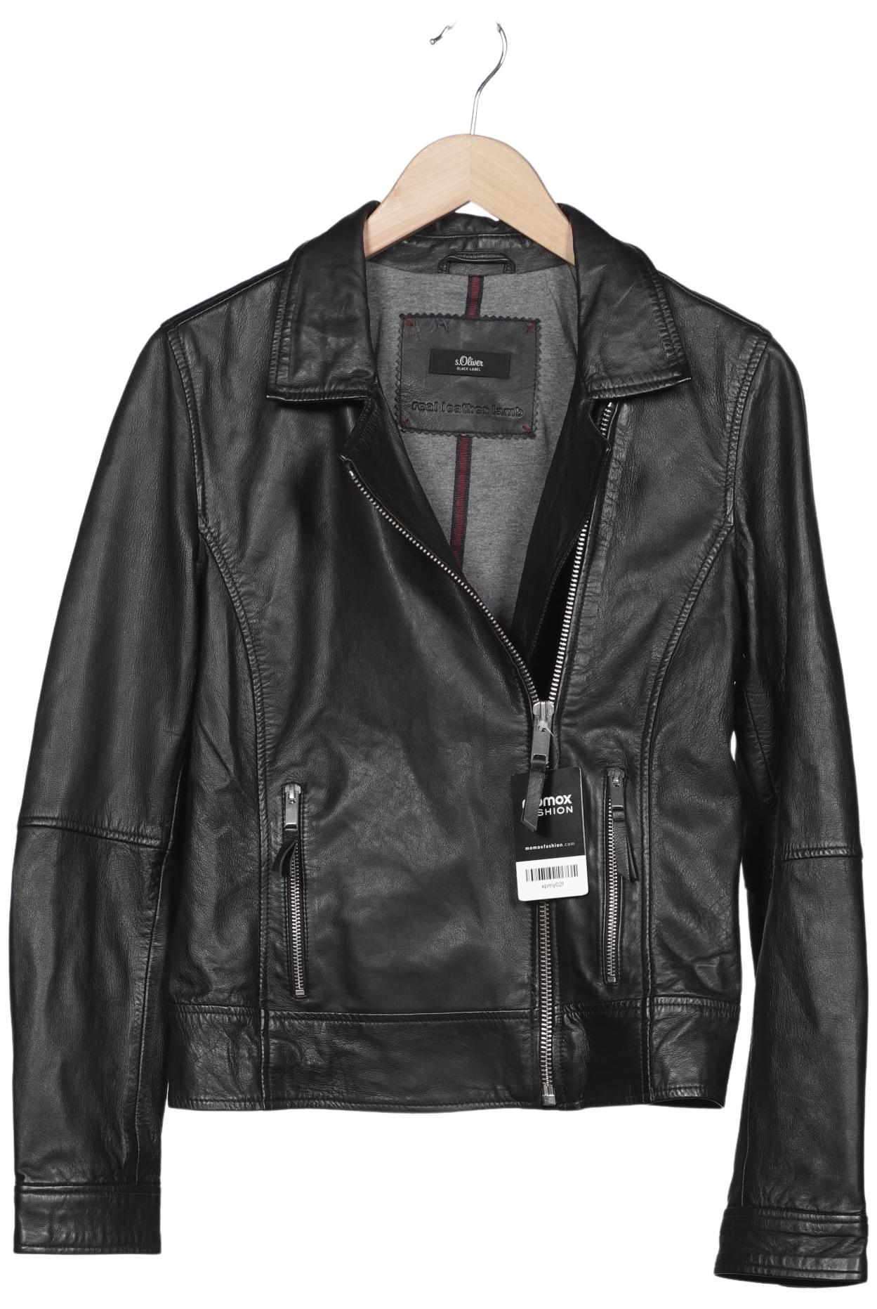 

s.Oliver Damen Jacke, schwarz, Gr. 38