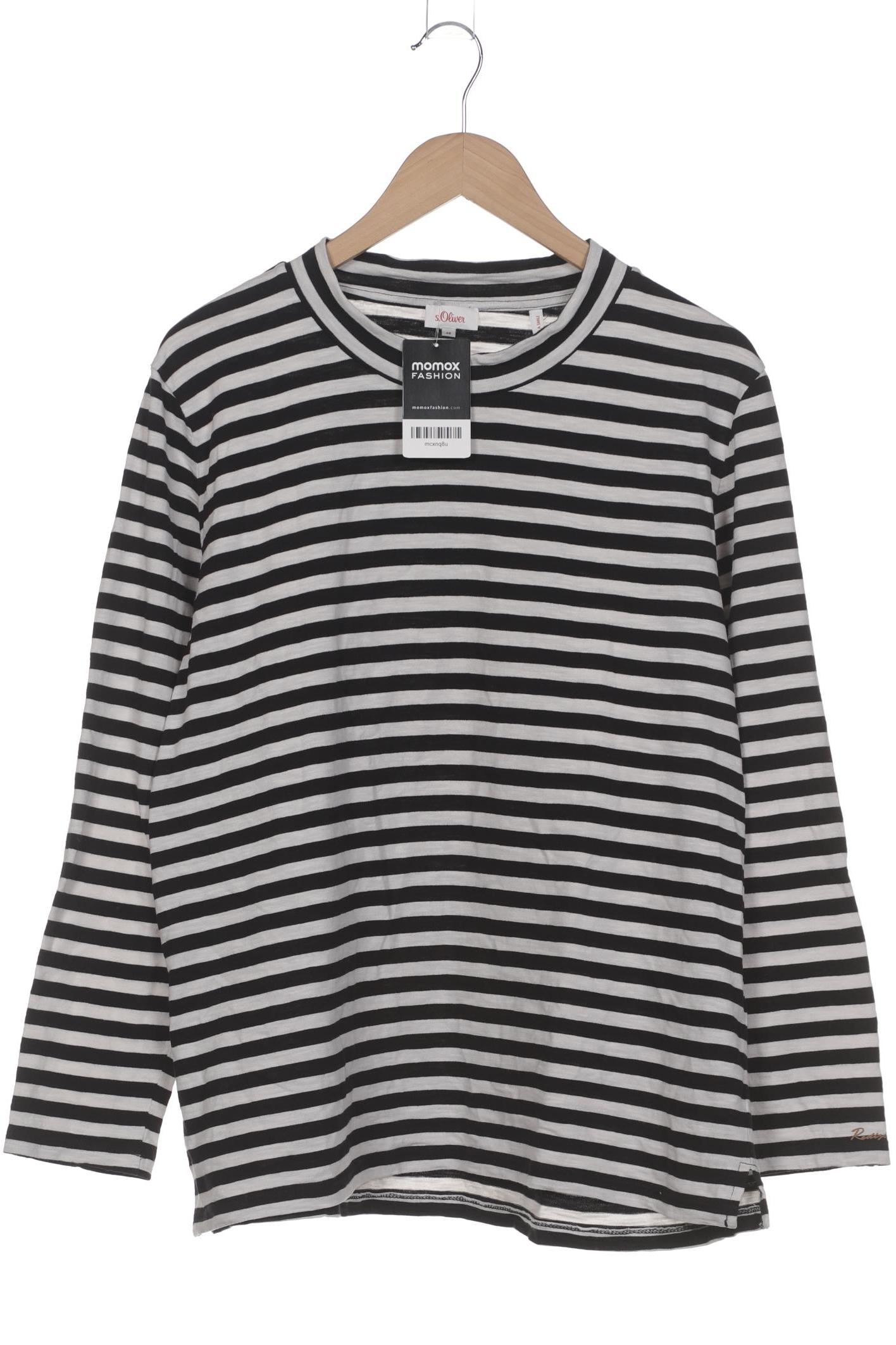 

s.Oliver Damen Langarmshirt, schwarz, Gr. 48