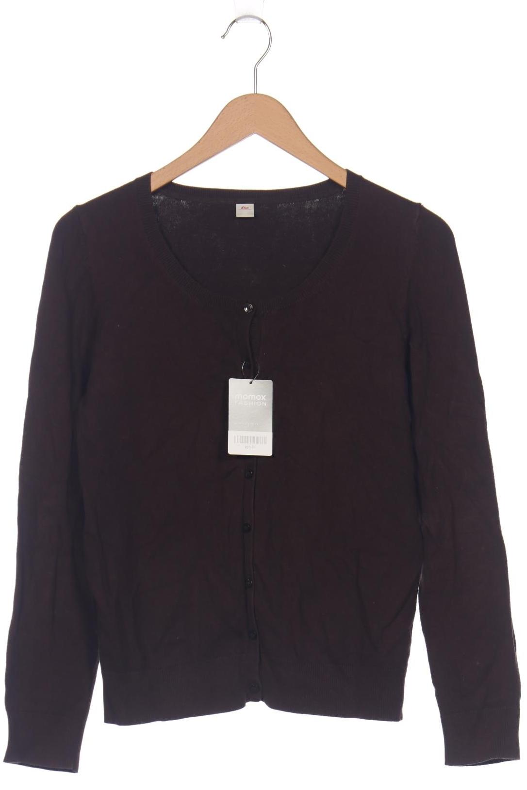 

s.Oliver Damen Strickjacke, braun, Gr. 38