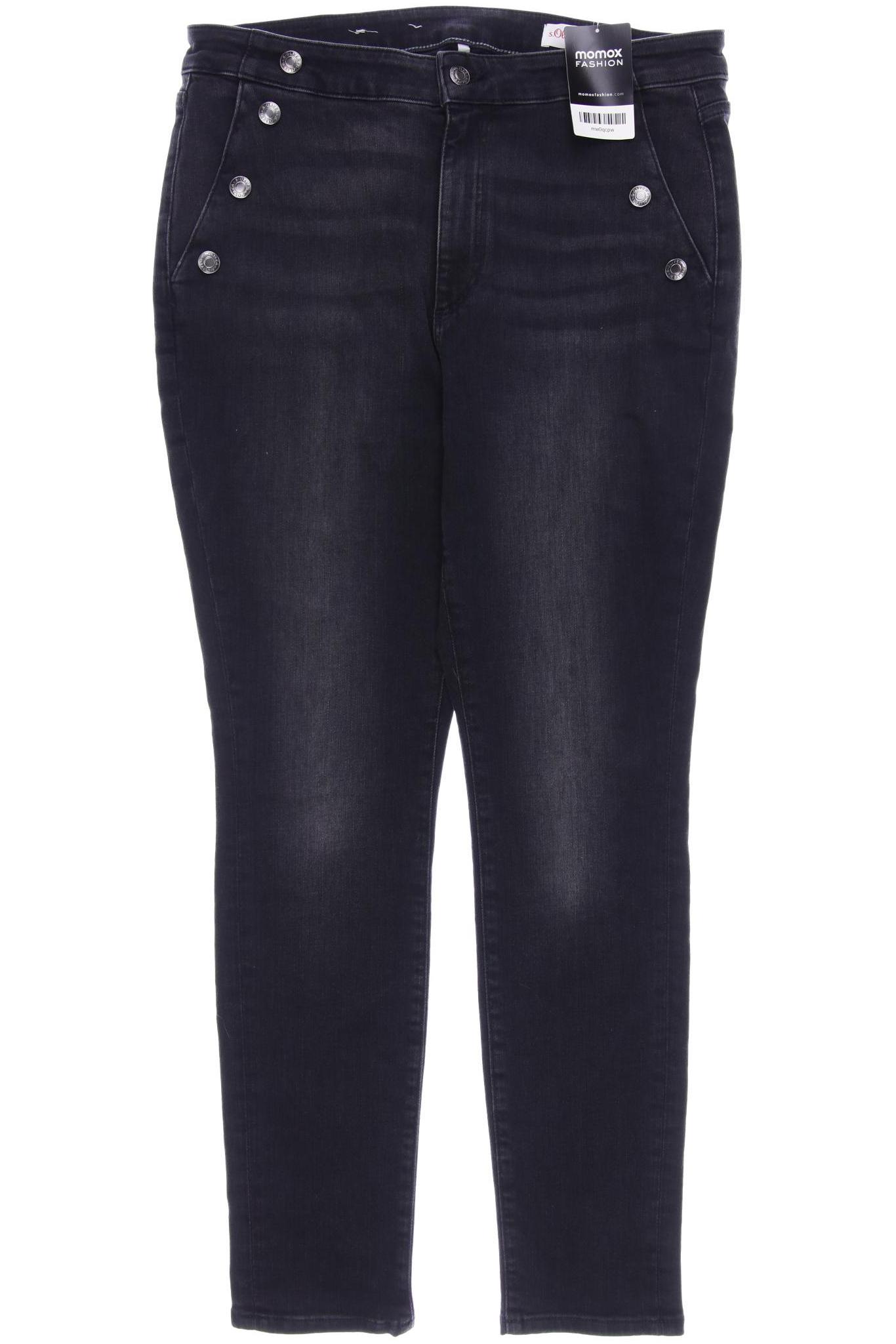 

s.Oliver Damen Jeans, schwarz, Gr. 42