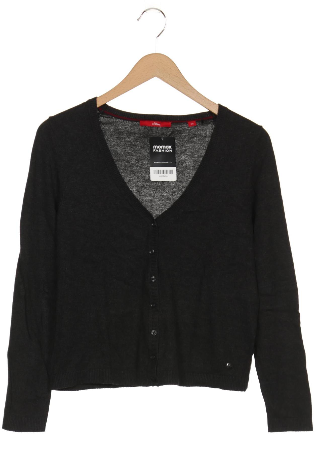 

s.Oliver Damen Strickjacke, grau