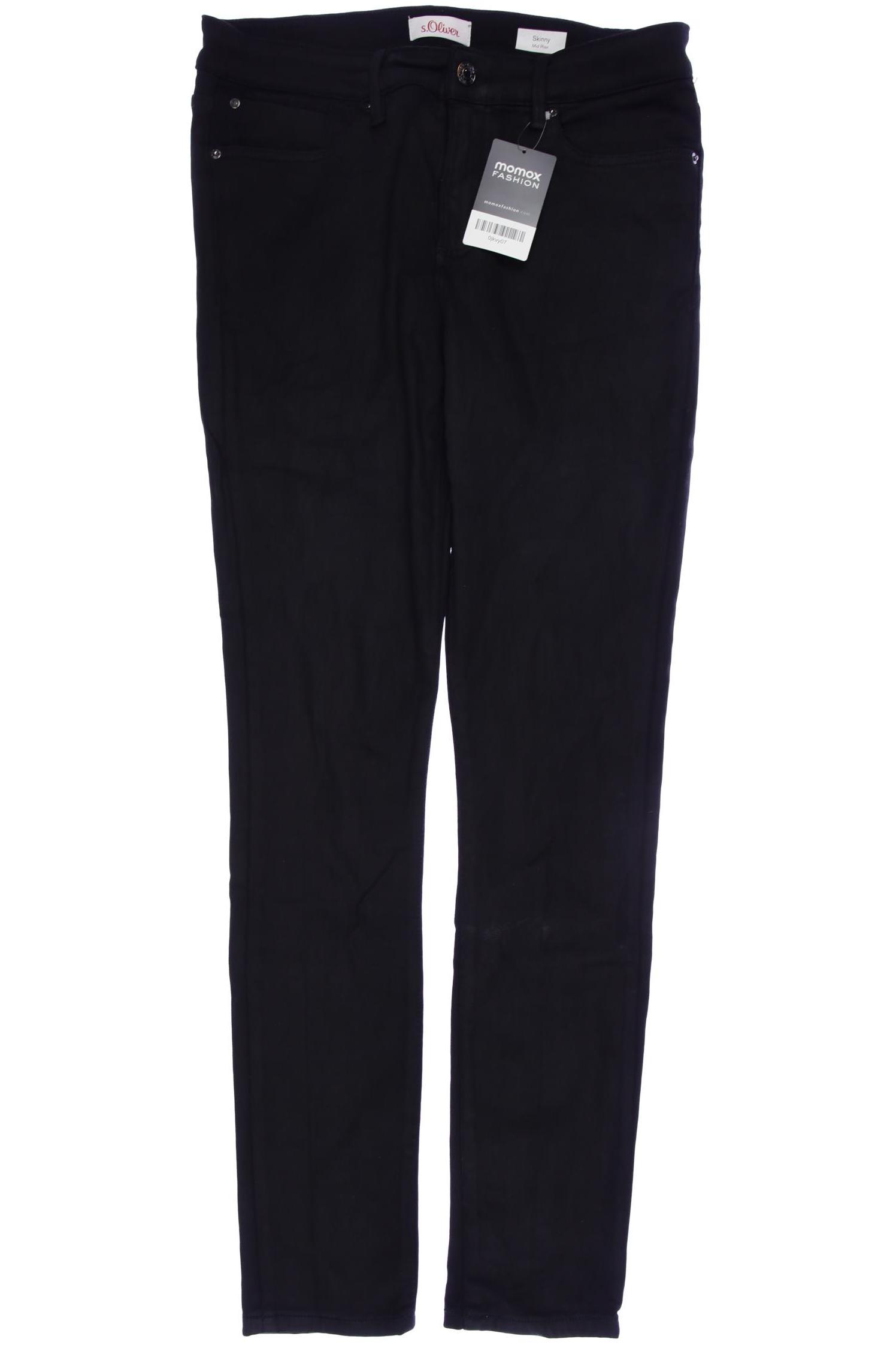 

s.Oliver Damen Jeans, schwarz, Gr. 38