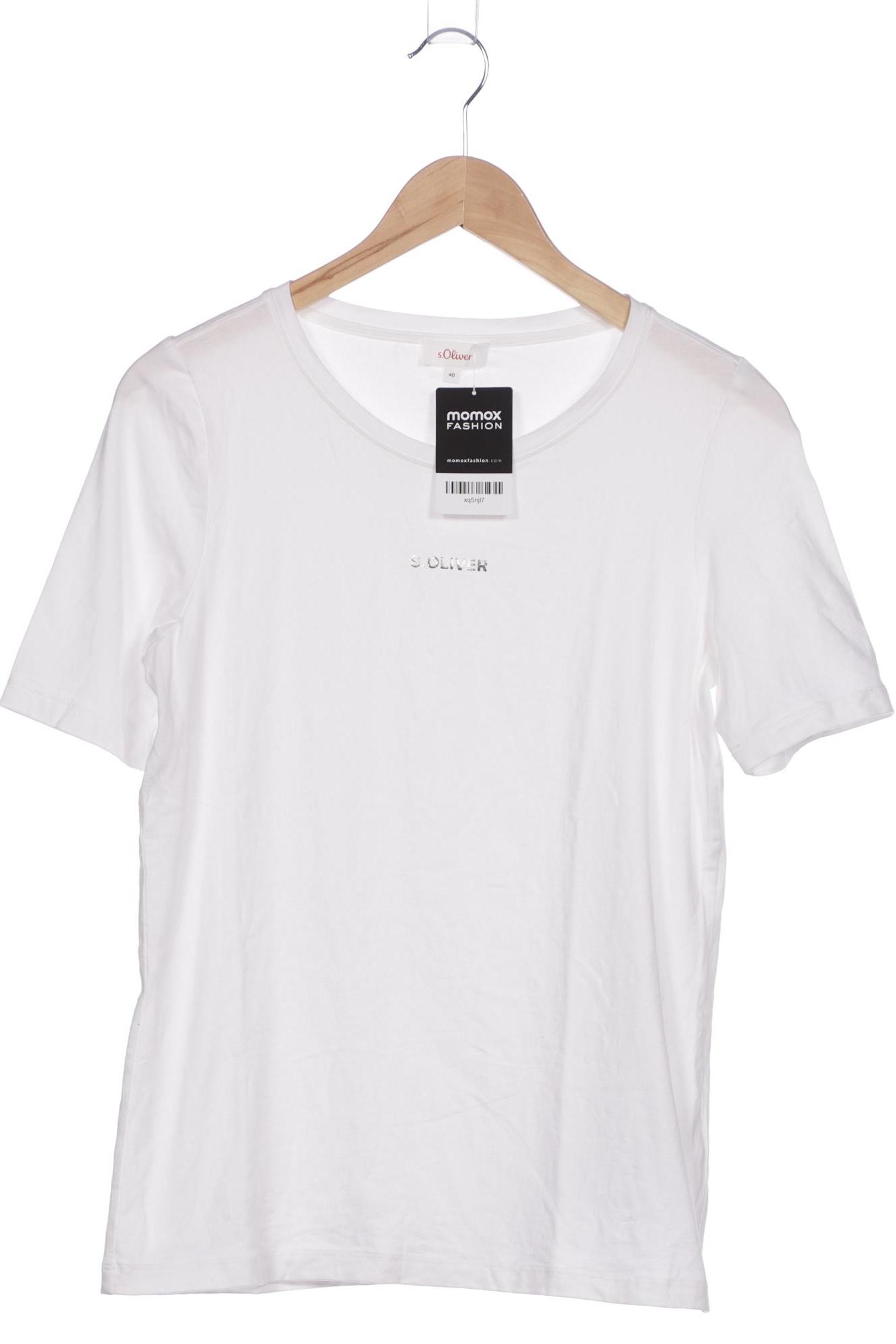 

s.Oliver Damen T-Shirt, weiß, Gr. 40