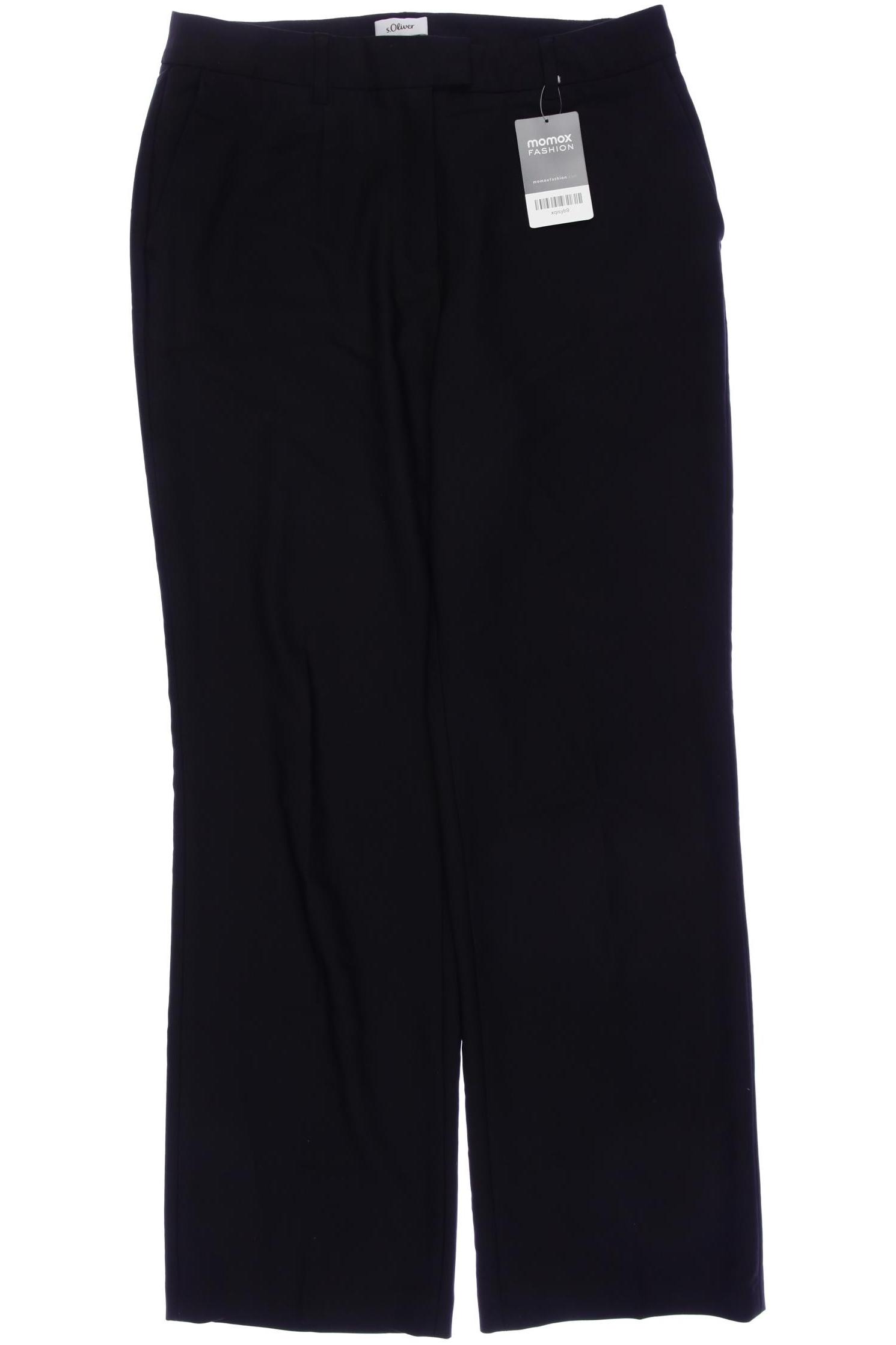 

s.Oliver Damen Stoffhose, schwarz, Gr. 38