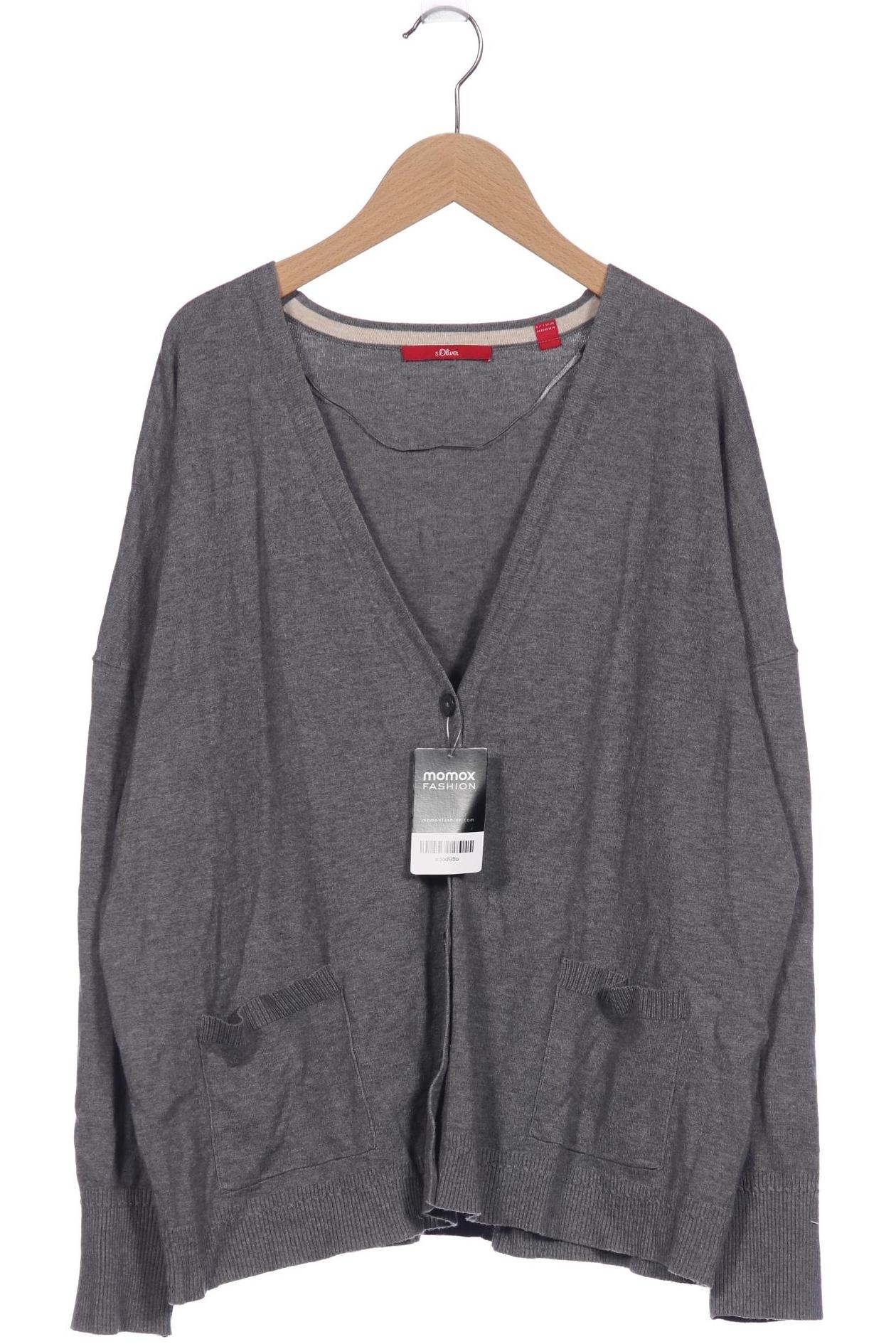 

s.Oliver Damen Strickjacke, grau, Gr. 44