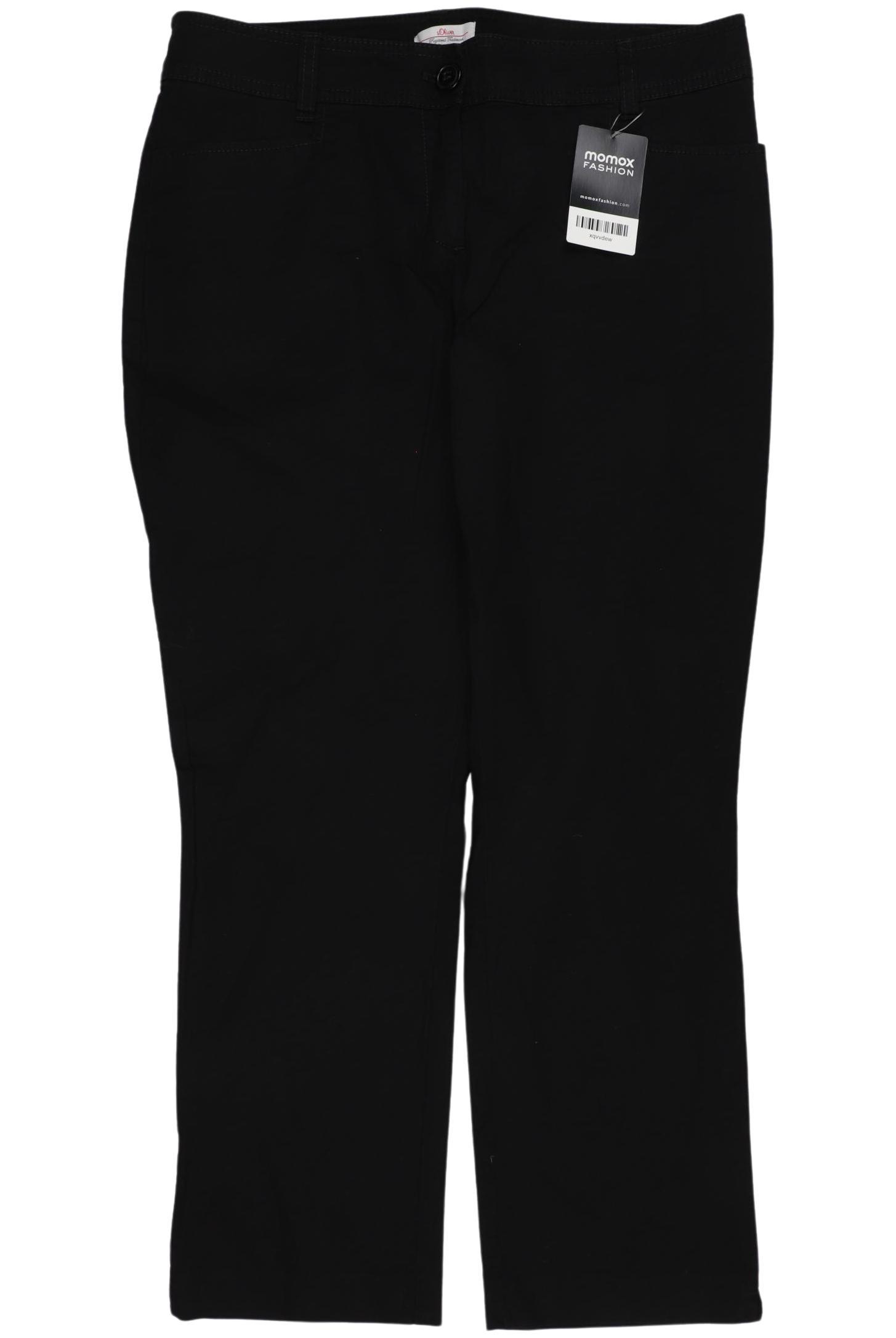 

s.Oliver Damen Stoffhose, schwarz, Gr. 40