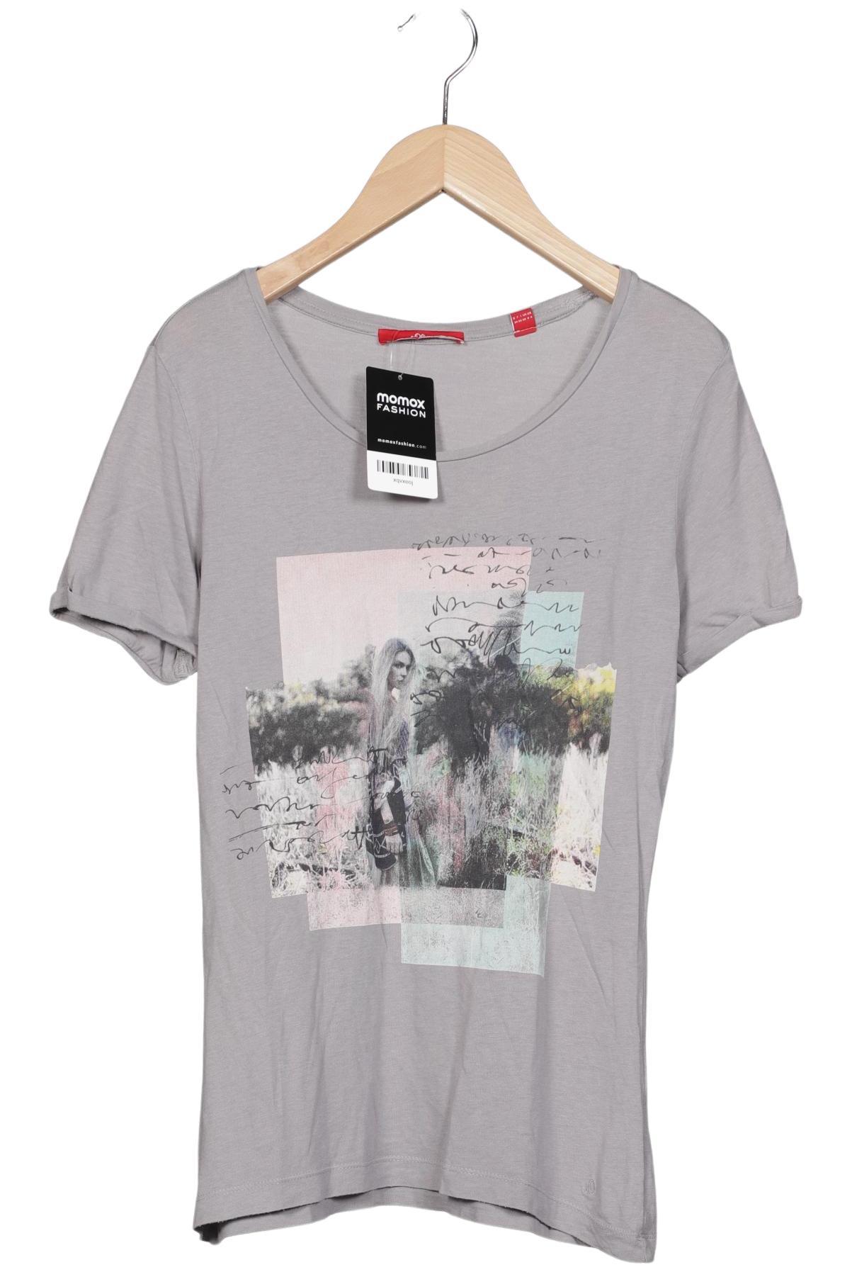 

s.Oliver Damen T-Shirt, grau, Gr. 34