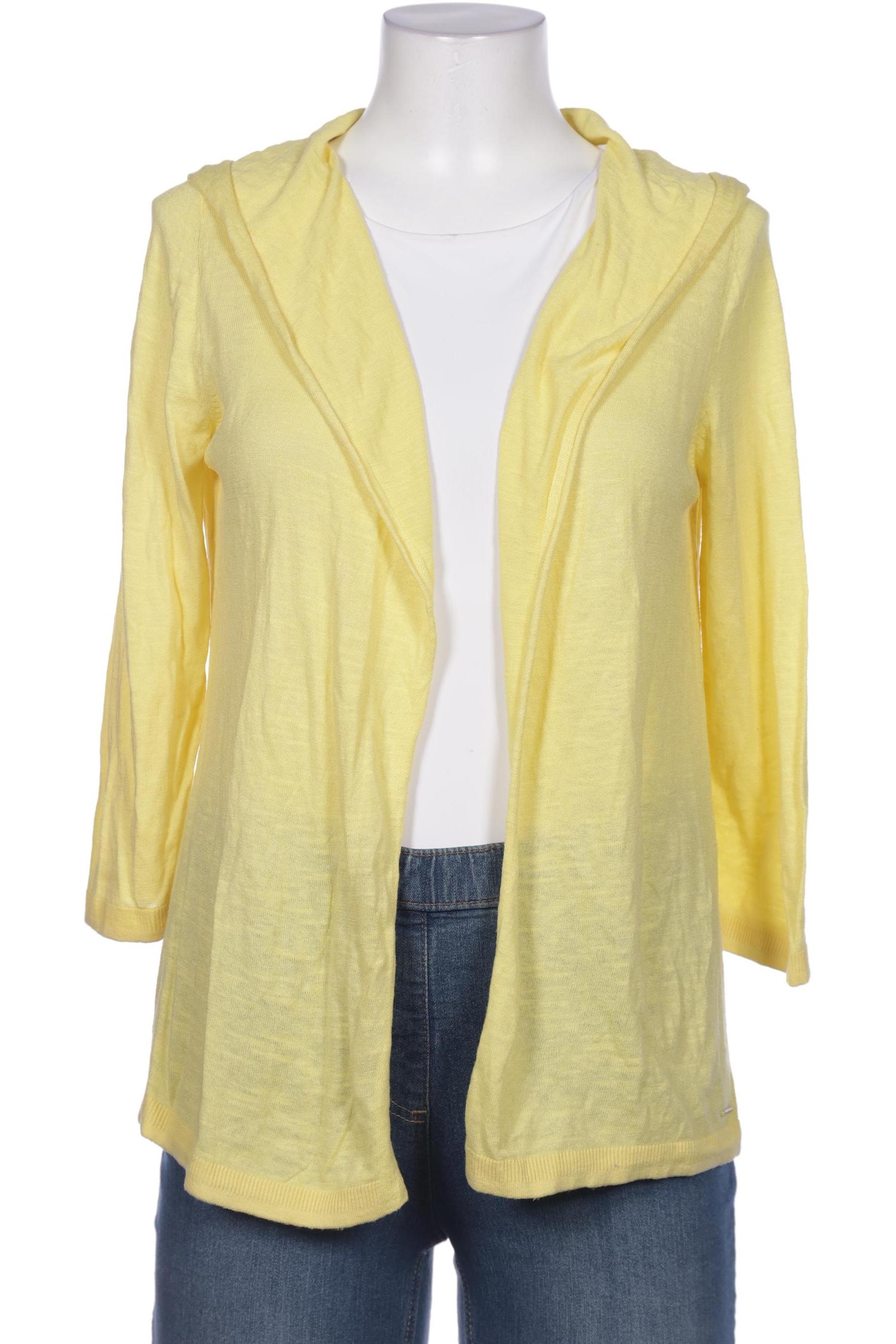 

s.Oliver Damen Strickjacke, gelb, Gr. 38
