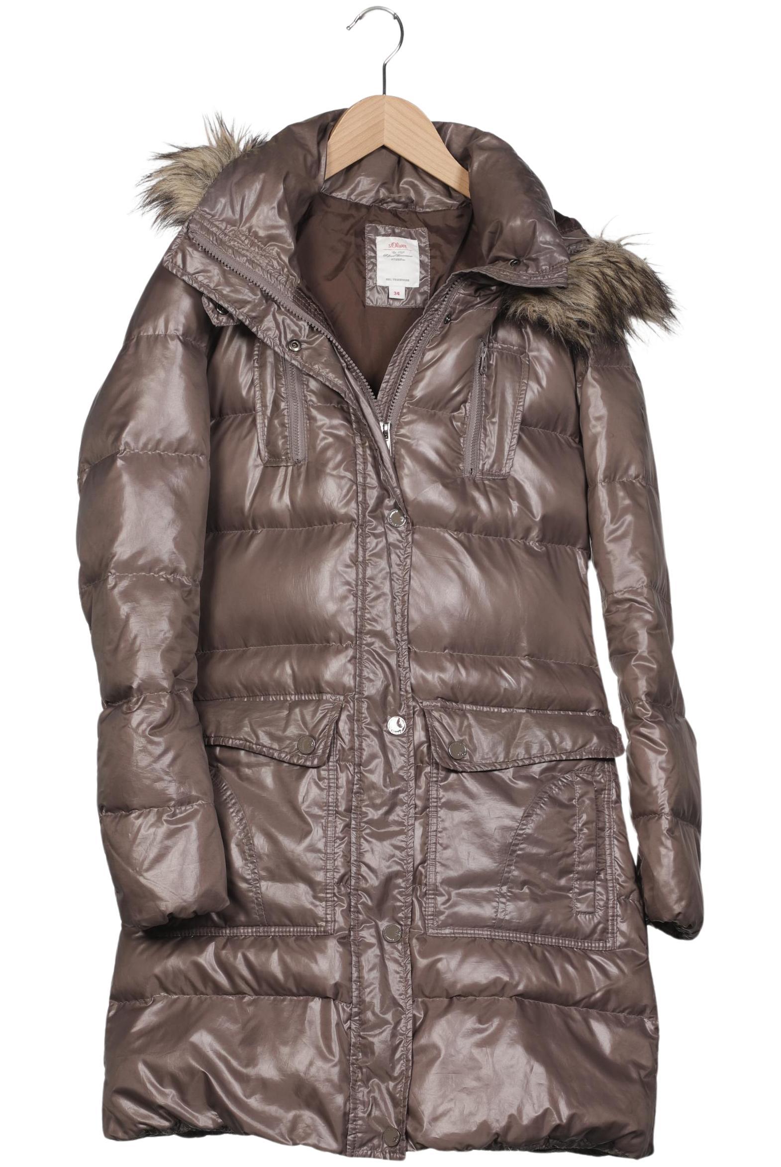 

s.Oliver Damen Mantel, braun, Gr. 34