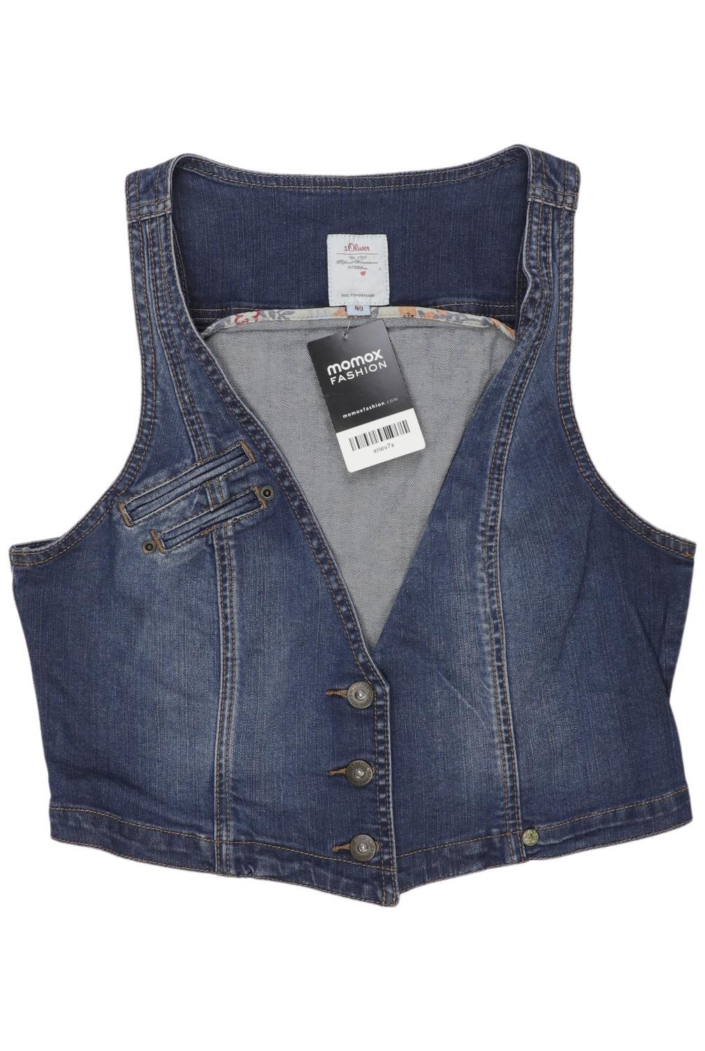 

s.Oliver Damen Weste, blau, Gr. 40