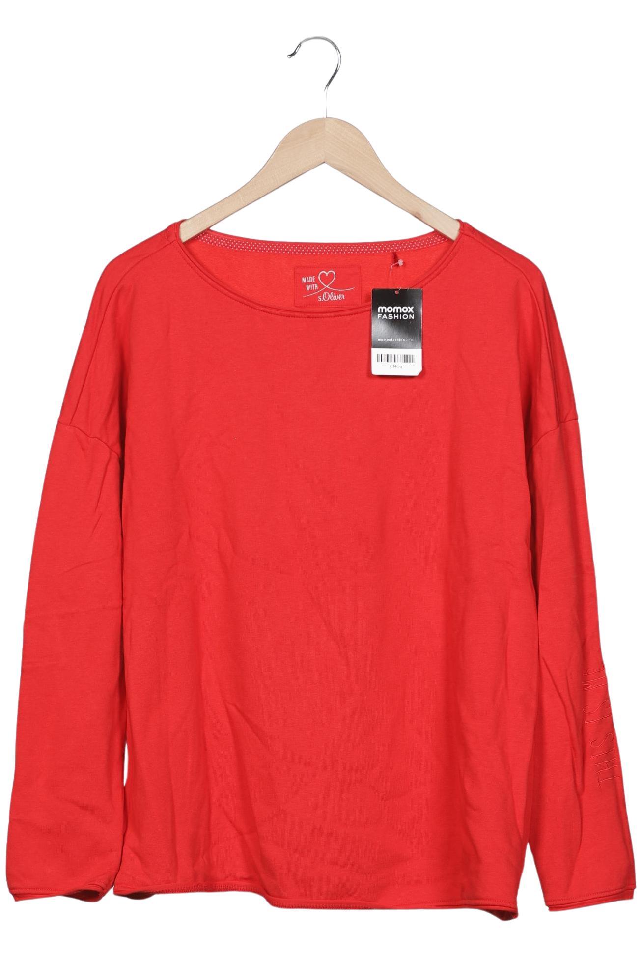 

s.Oliver Damen Sweatshirt, rot, Gr. 46
