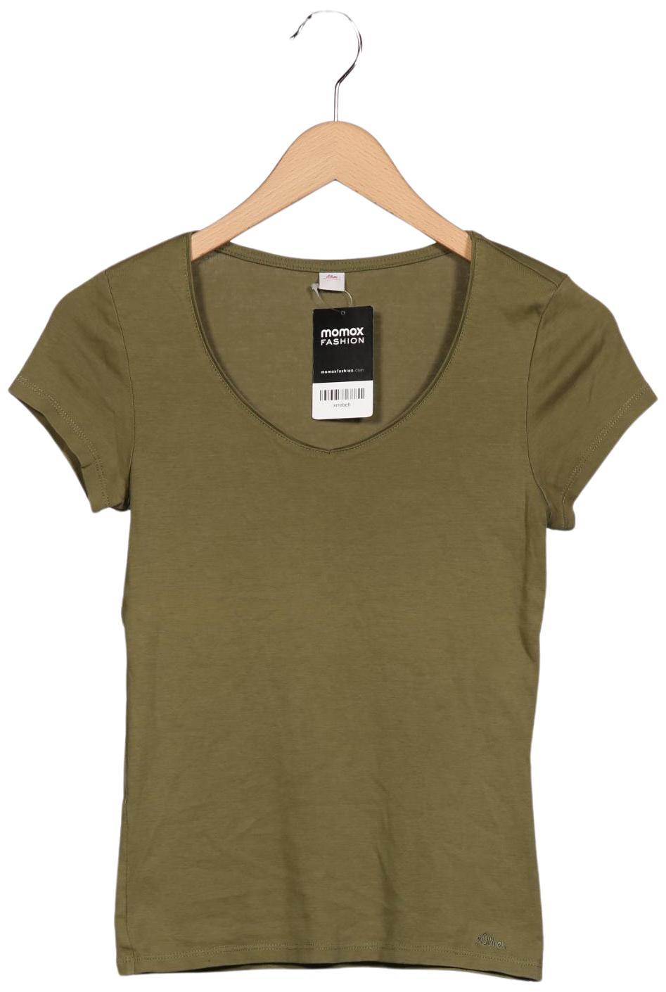 

s.Oliver Damen T-Shirt, grün, Gr. 34