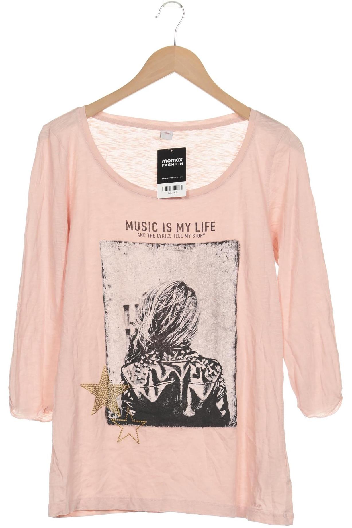 

s.Oliver Damen Langarmshirt, pink, Gr. 40