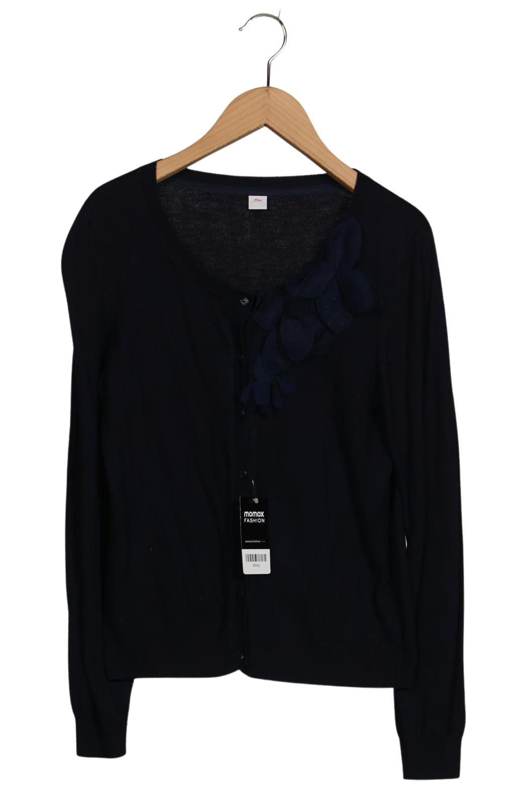 

s.Oliver Damen Strickjacke, marineblau, Gr. 40