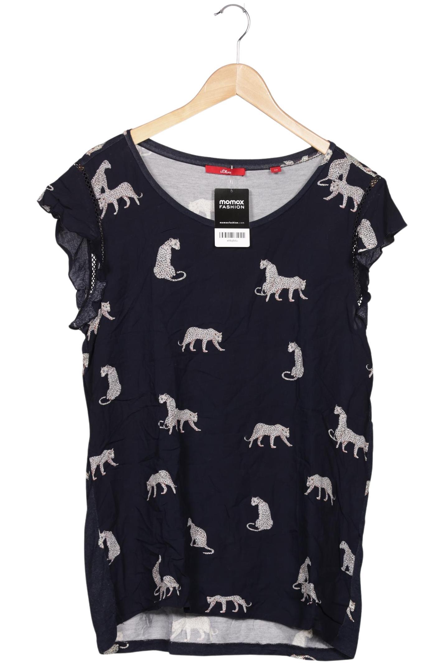 

s.Oliver Damen T-Shirt, marineblau, Gr. 42