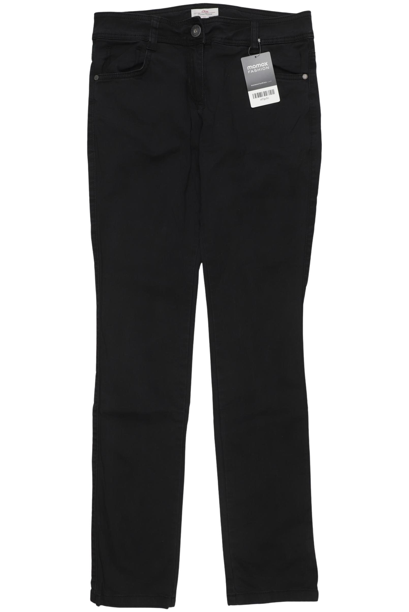 

s.Oliver Damen Stoffhose, schwarz, Gr. 34