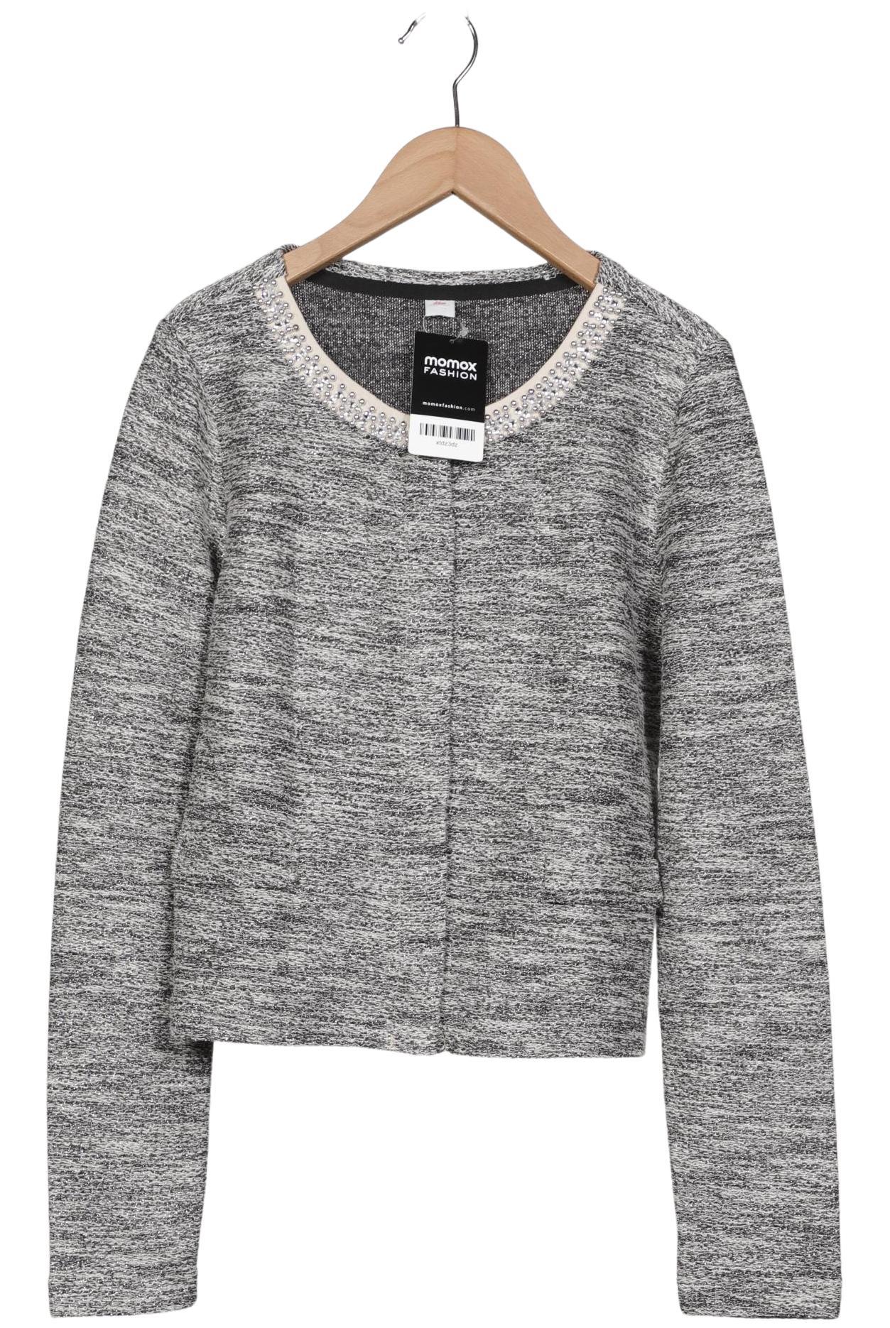

s.Oliver Damen Strickjacke, grau, Gr. 36