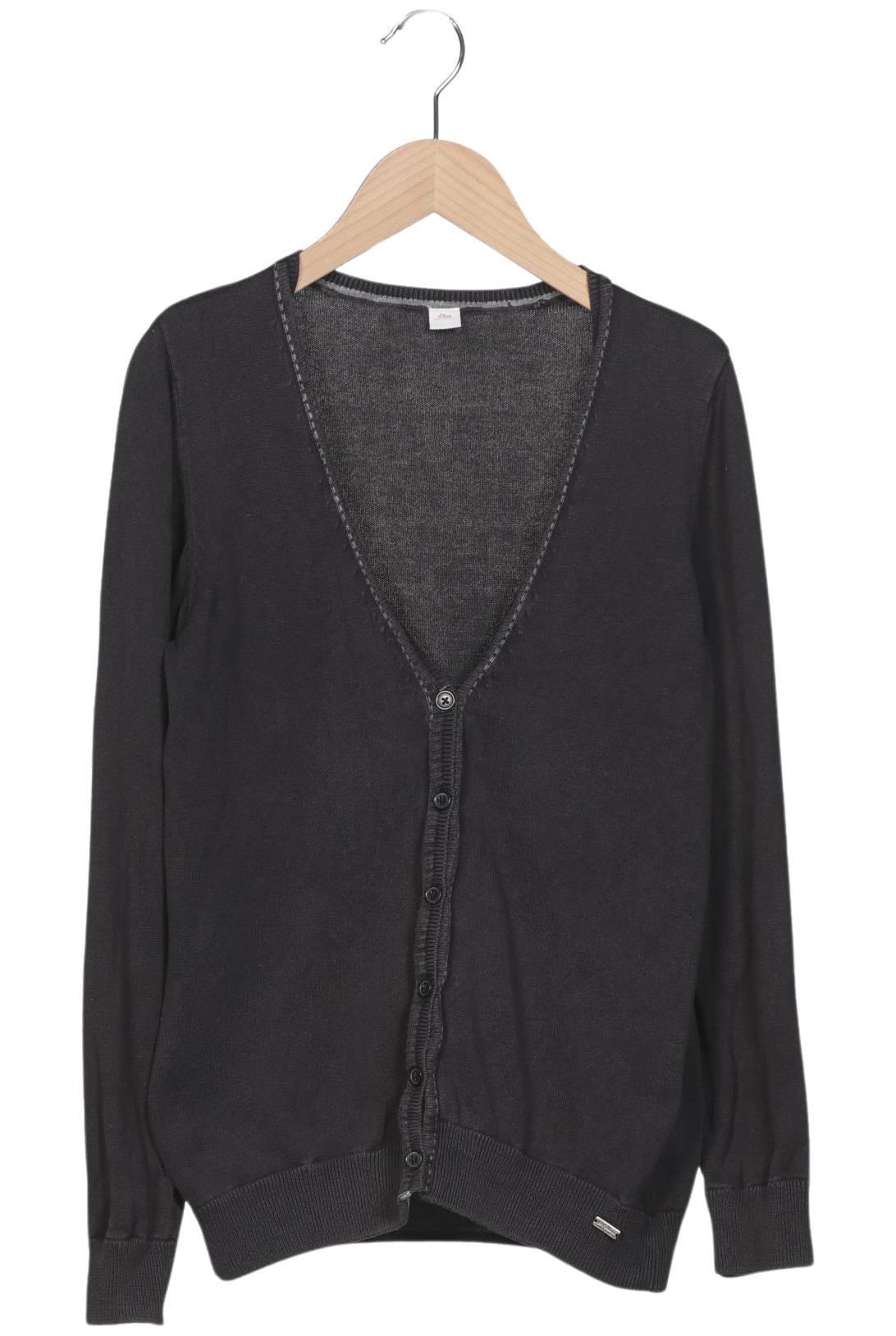 

s.Oliver Damen Strickjacke, grau, Gr. 36