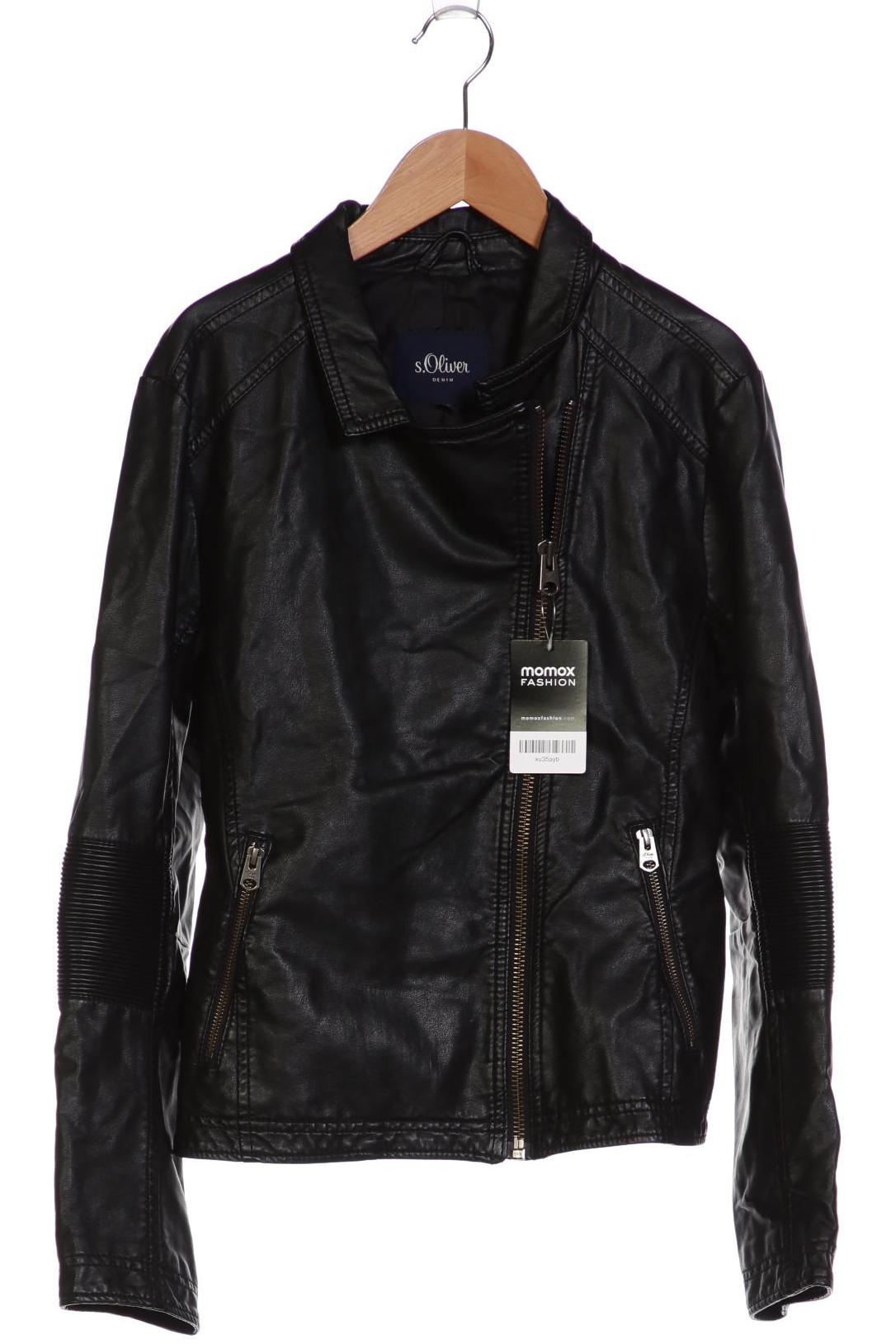 

s.Oliver Damen Jacke, schwarz, Gr. 42