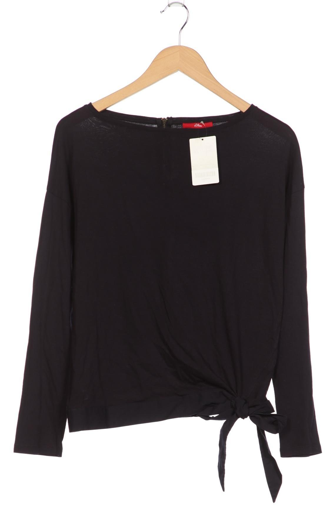 

s.Oliver Damen Langarmshirt, marineblau, Gr. 38
