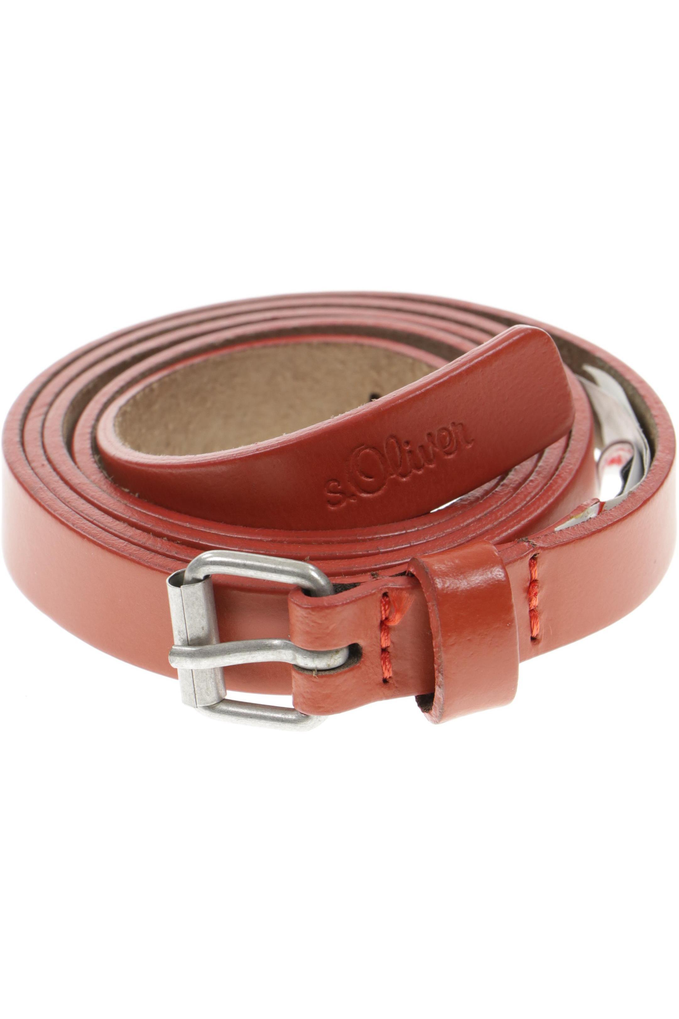 

s.Oliver Damen Gürtel, orange, Gr. 85