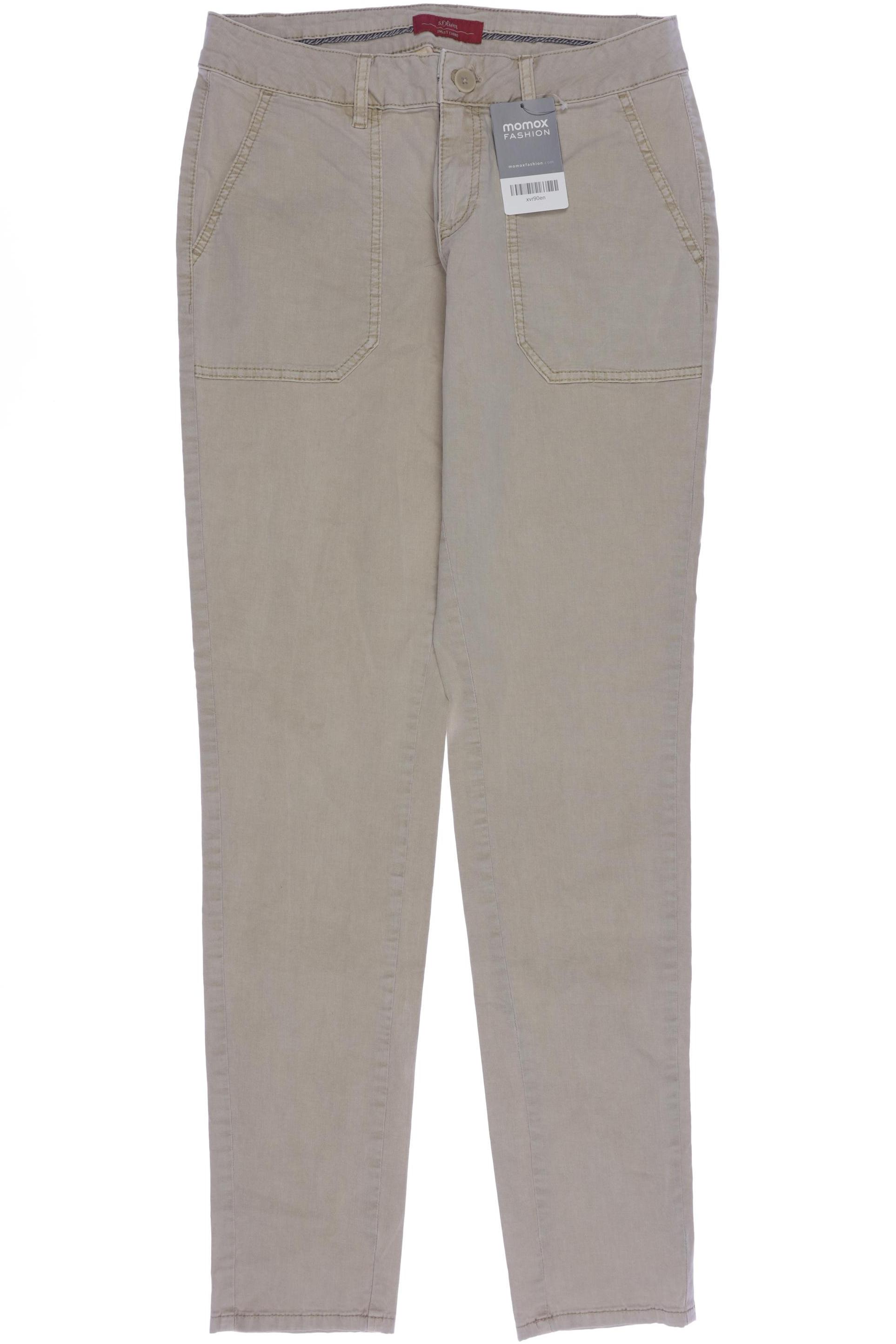 

s.Oliver Damen Stoffhose, beige, Gr. 34