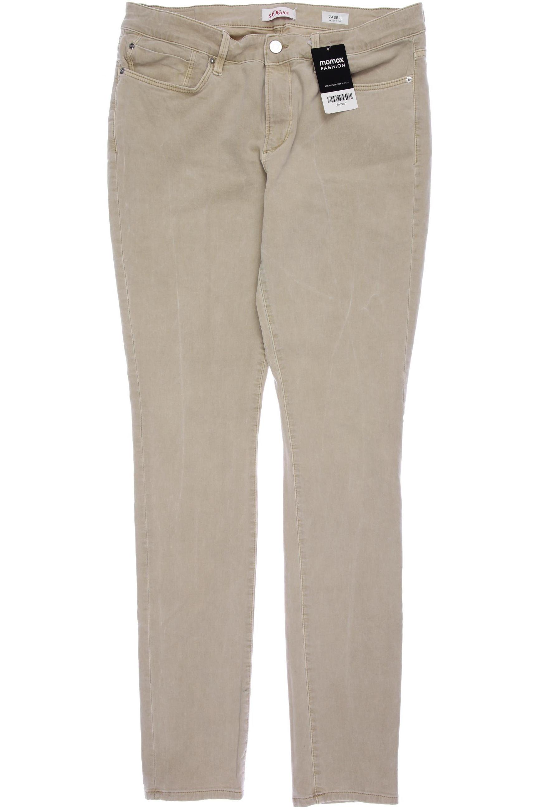 

s.Oliver Damen Jeans, beige, Gr. 42