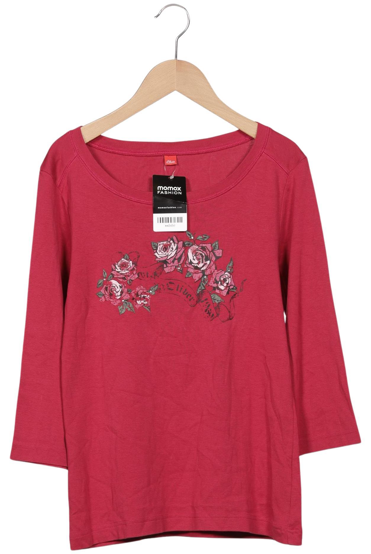 

s.Oliver Damen Langarmshirt, rot, Gr. 40