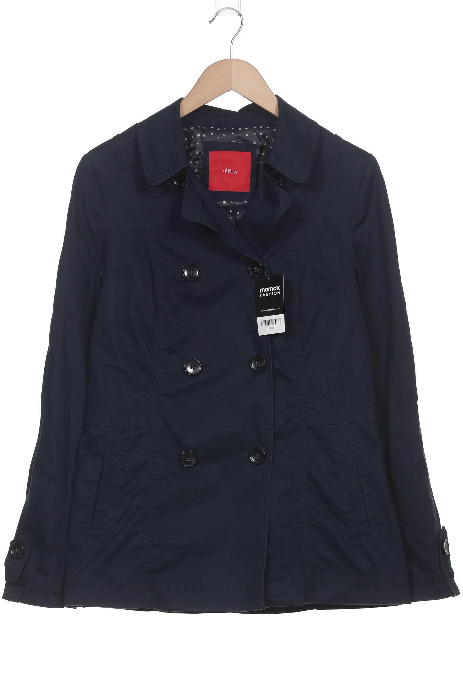 

s.Oliver Damen Mantel, marineblau, Gr. 36