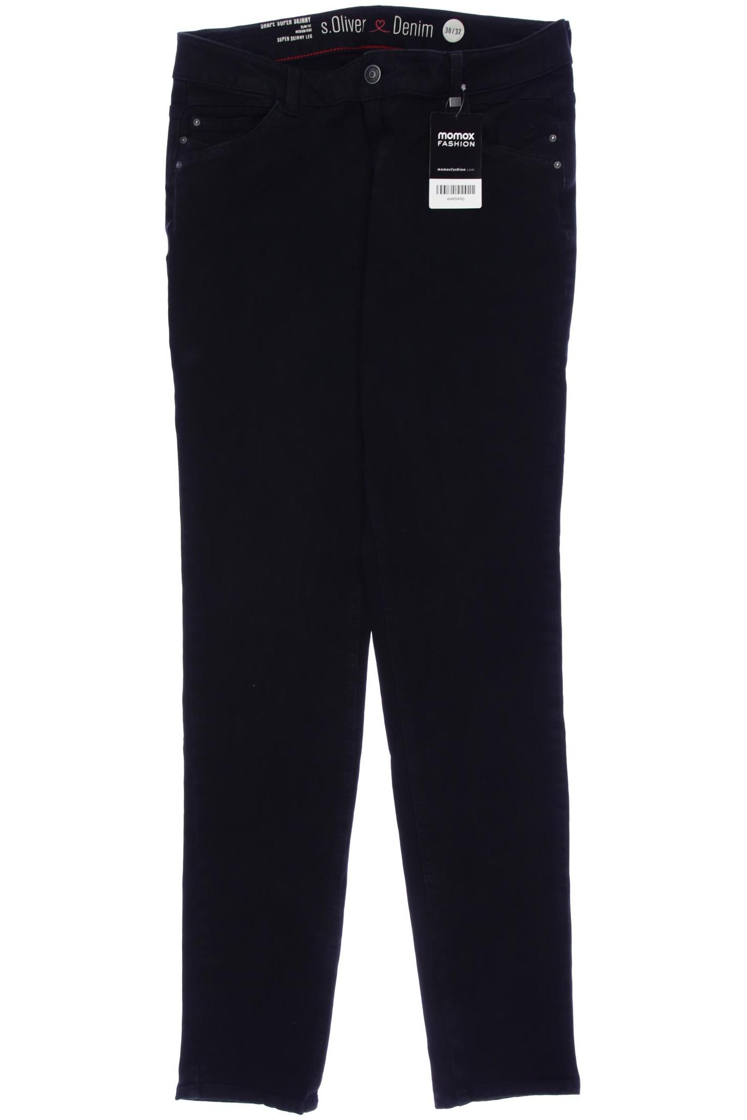 

s.Oliver Damen Jeans, schwarz, Gr. 38