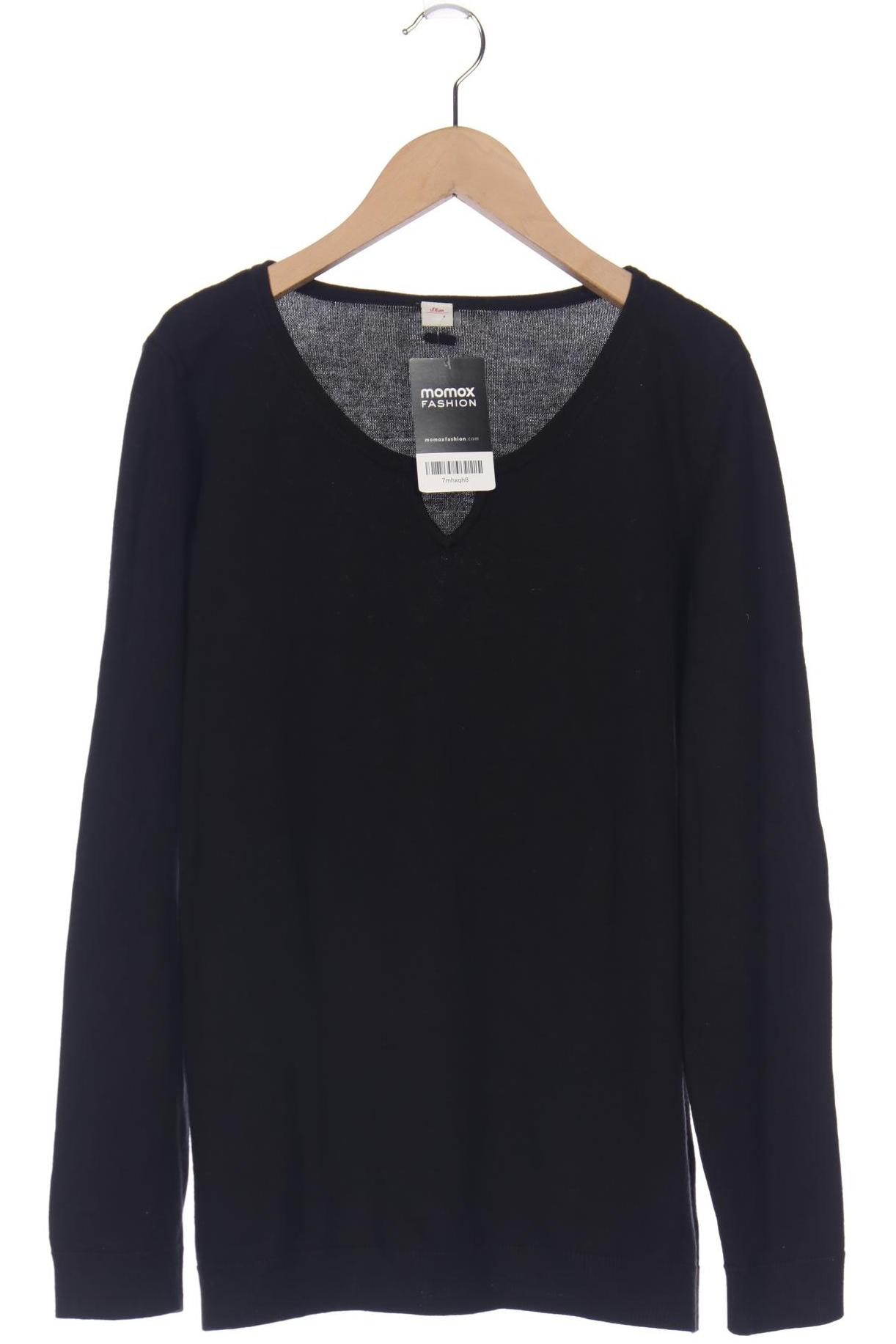 

s.Oliver Damen Pullover, schwarz