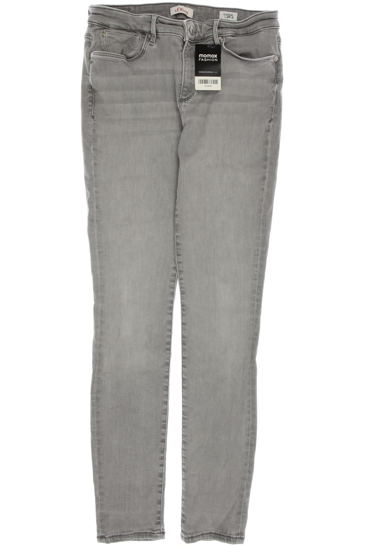 

s.Oliver Damen Jeans, grau