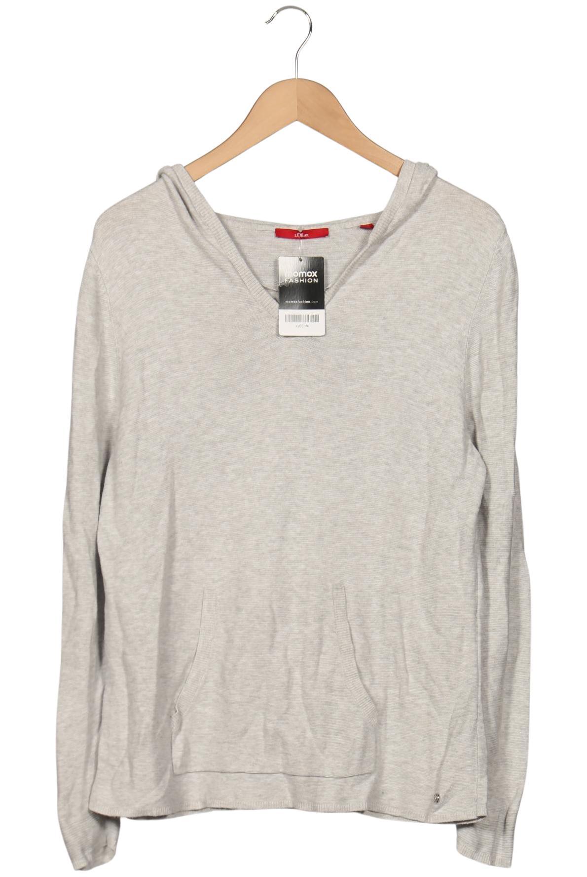 

s.Oliver Damen Kapuzenpullover, grau, Gr. 40