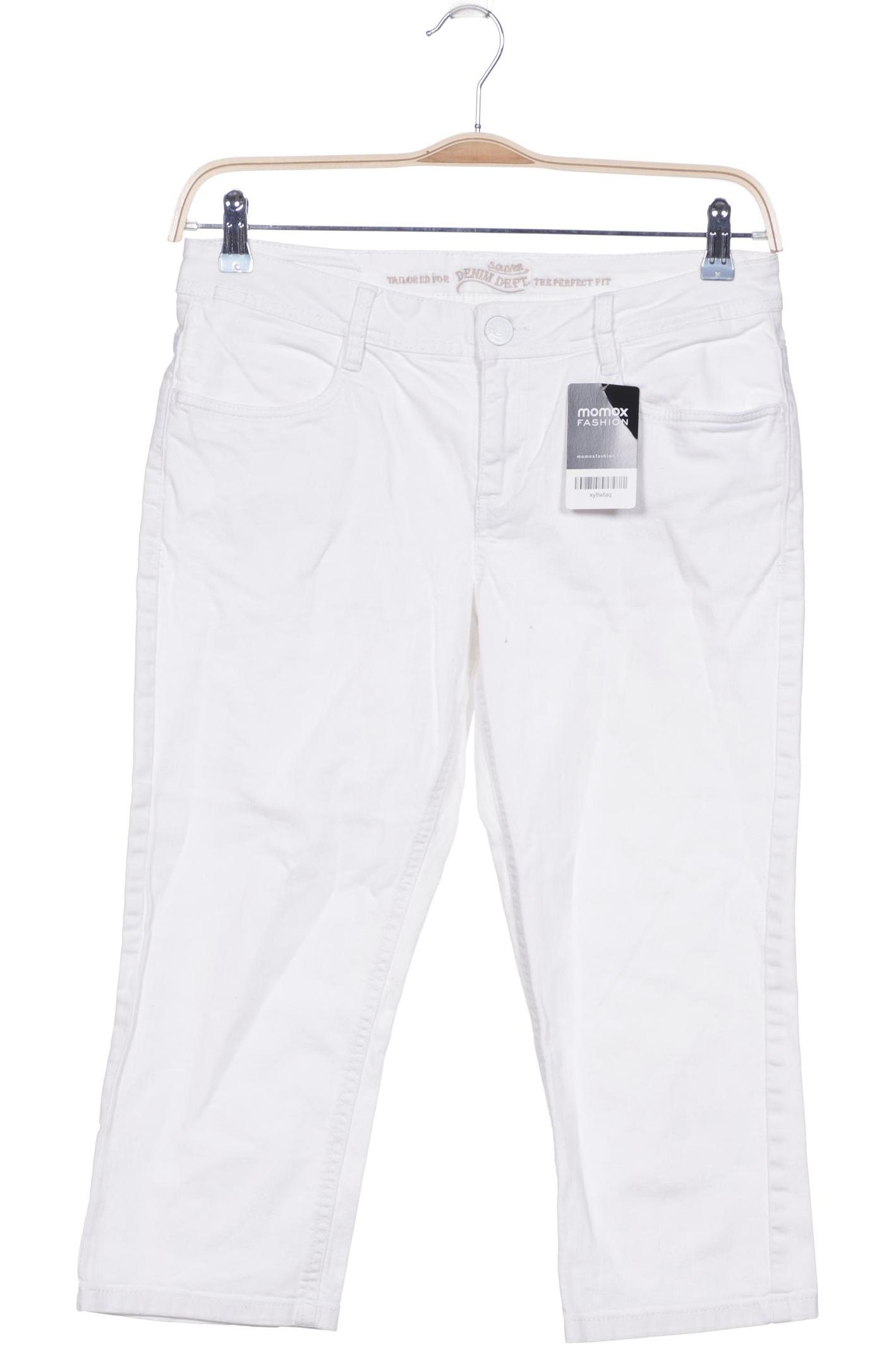 

s.Oliver Damen Jeans, weiß