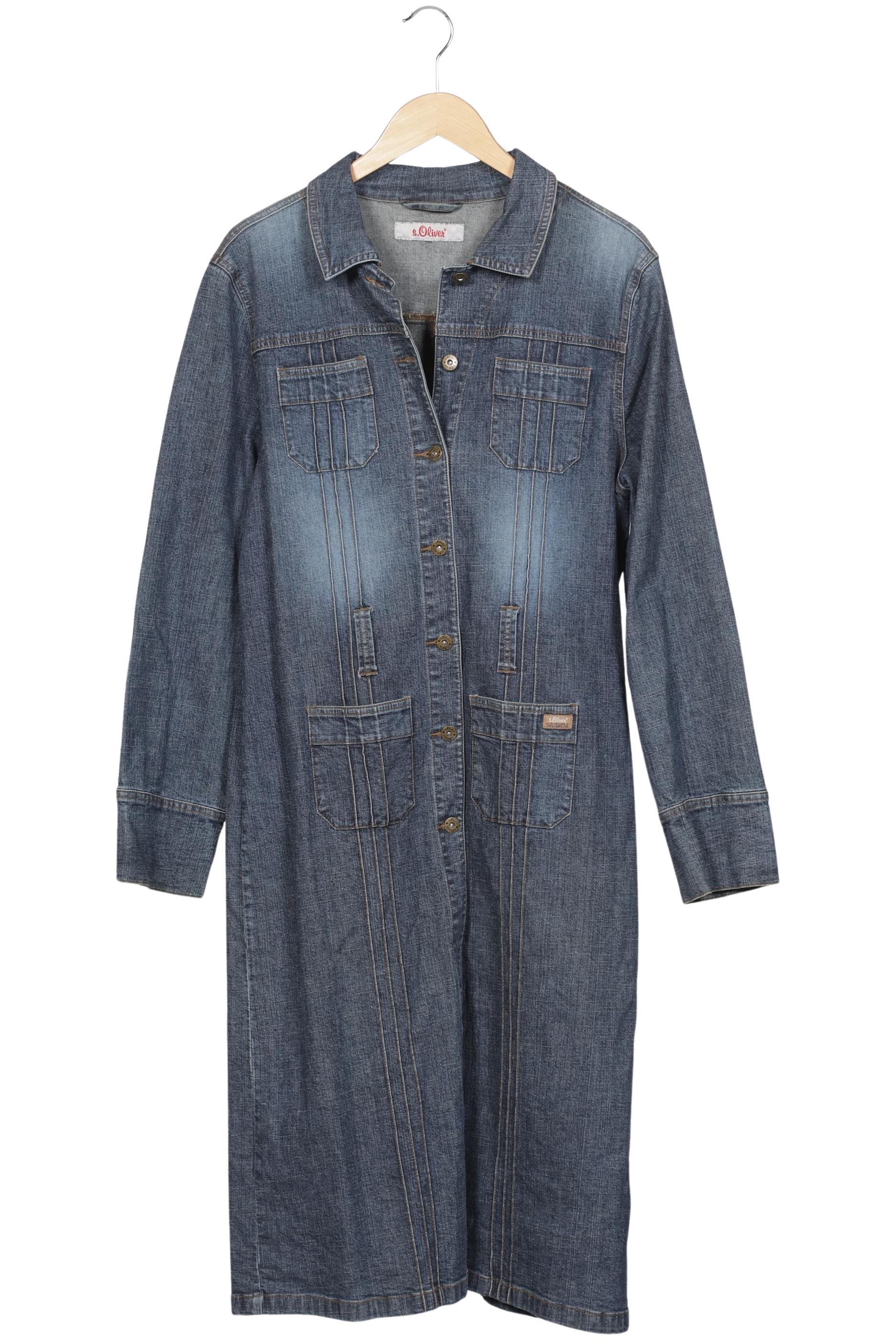 

s.Oliver Damen Mantel, blau, Gr. 38