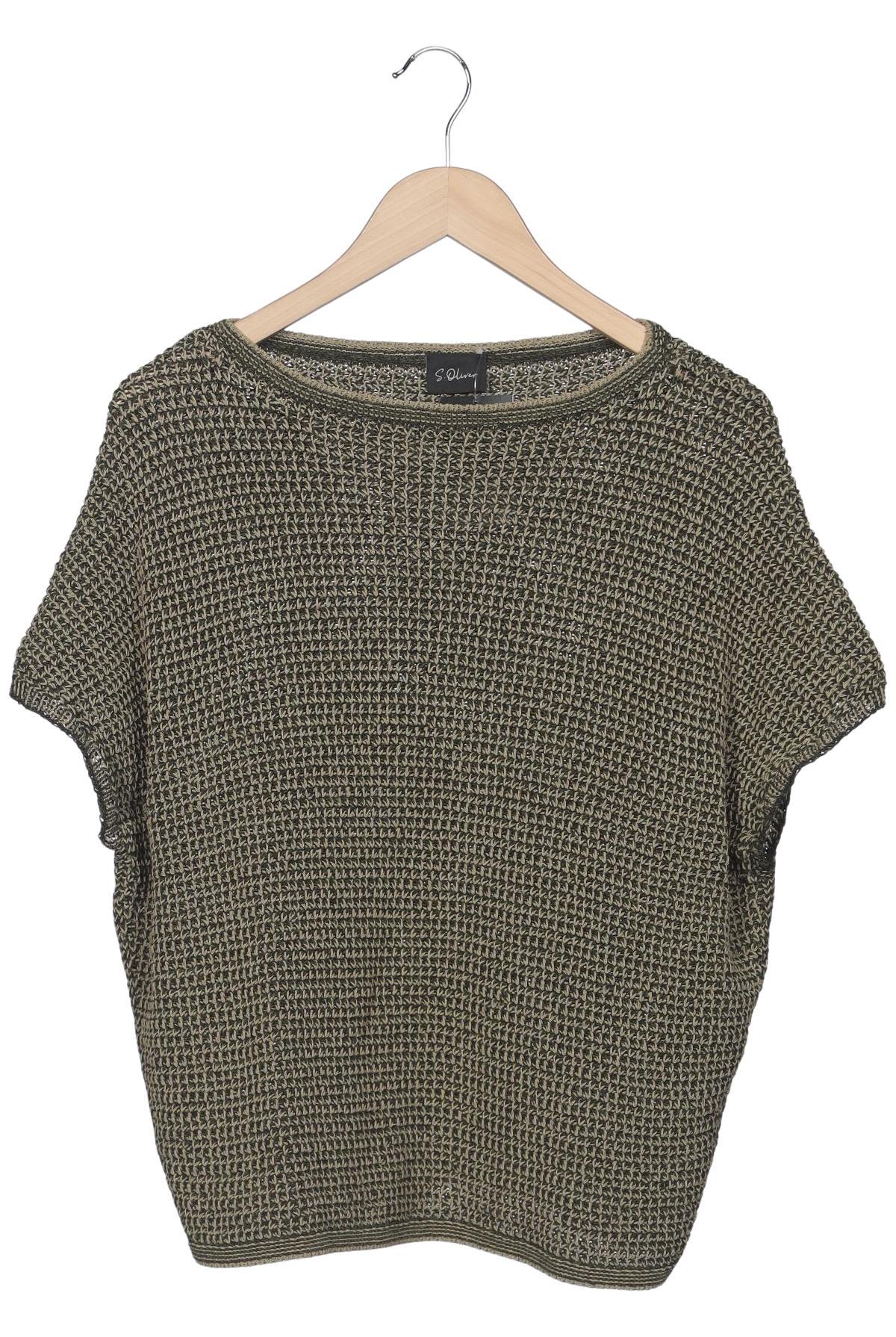 

s.Oliver Damen Pullover, grün, Gr. 38