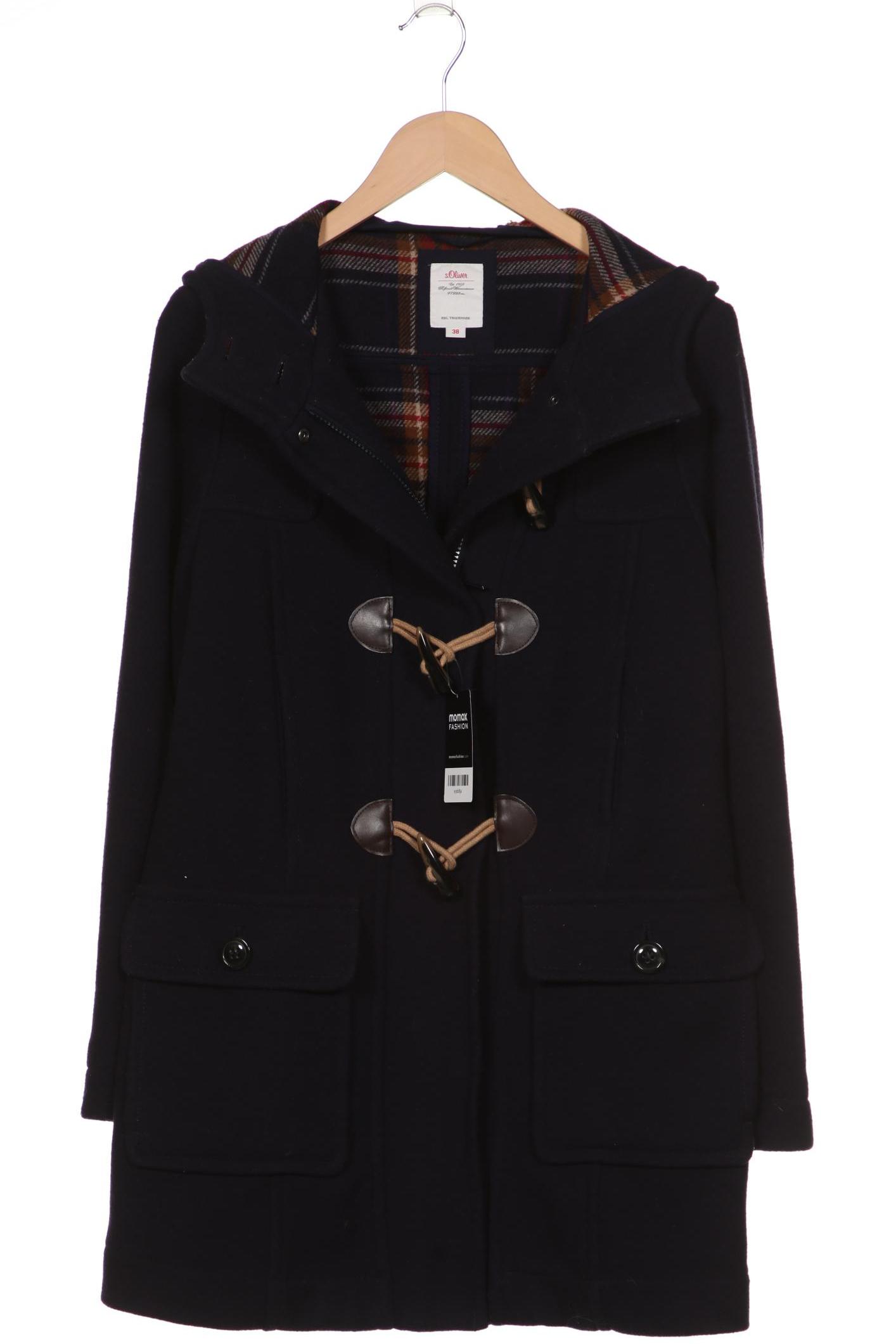 

s.Oliver Damen Mantel, marineblau