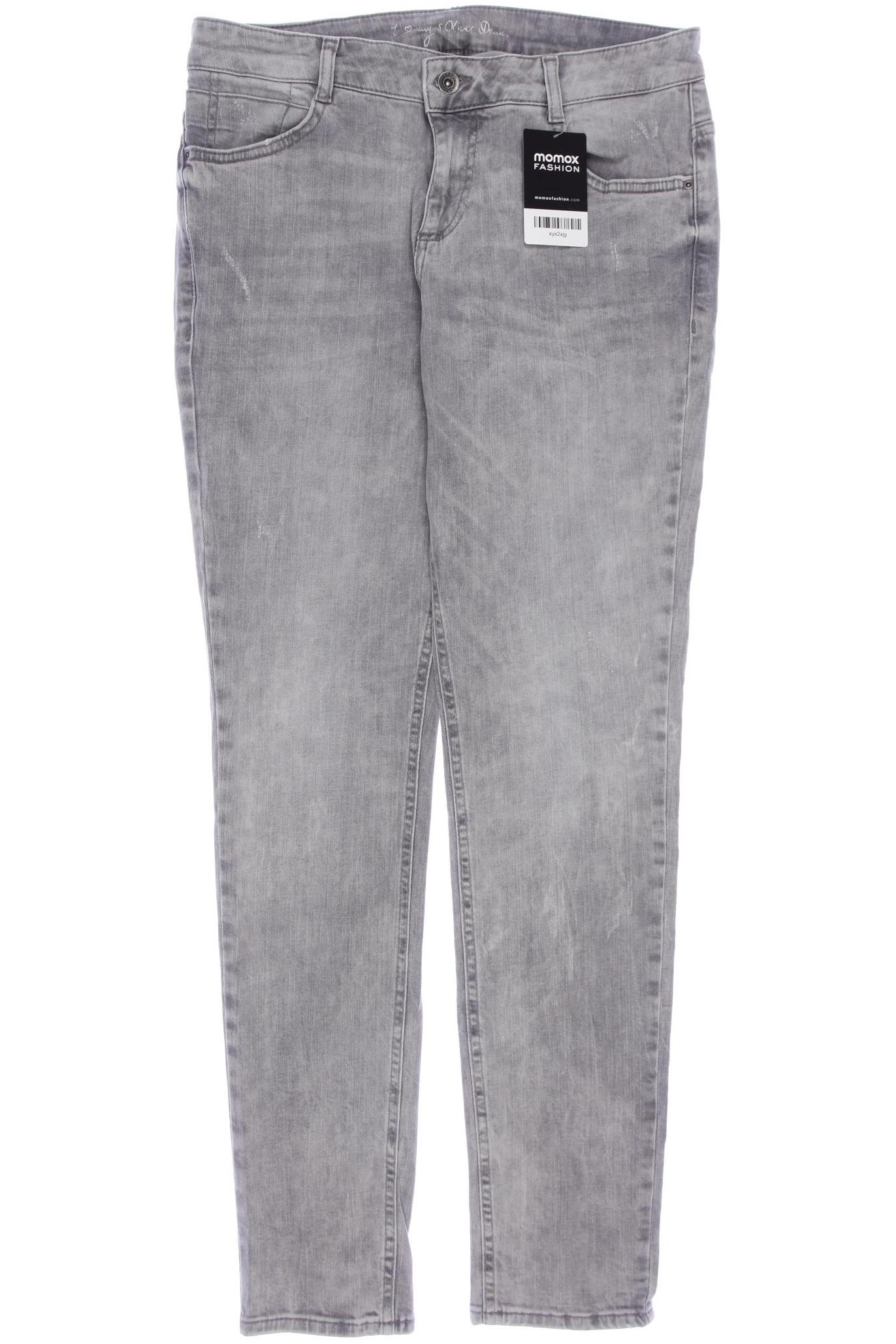 

s.Oliver Damen Jeans, grau, Gr. 40