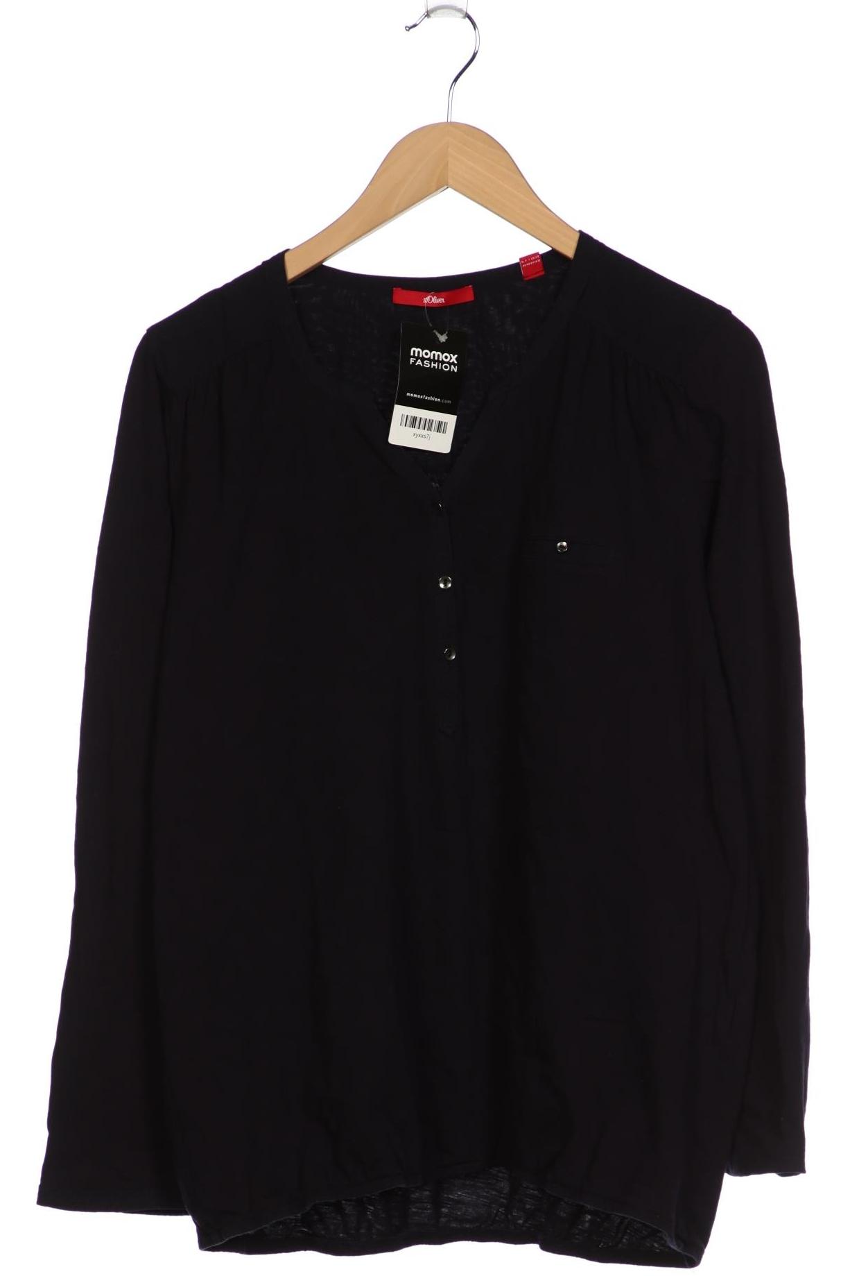 

s.Oliver Damen Langarmshirt, marineblau, Gr. 40