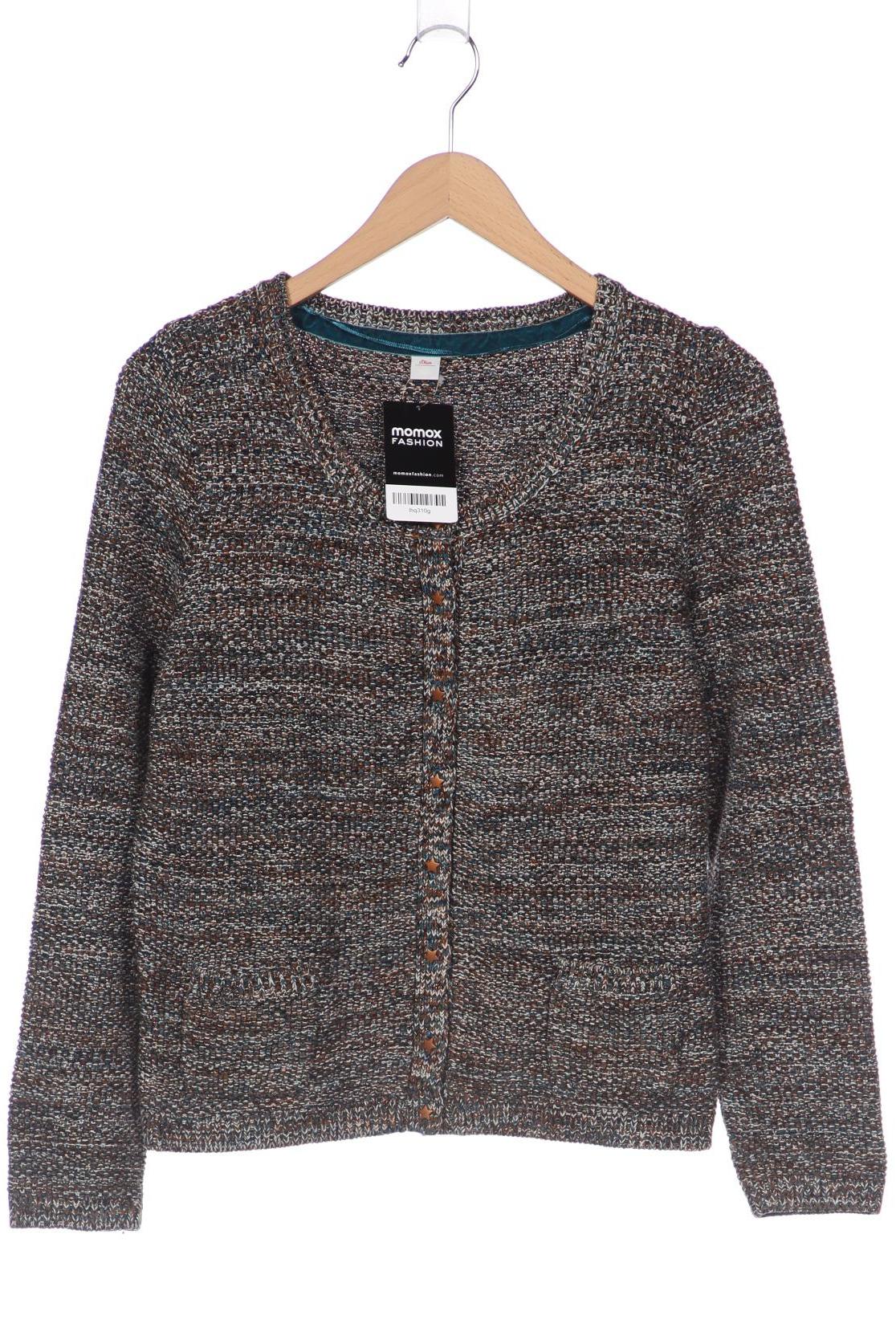 

s.Oliver Damen Strickjacke, türkis, Gr. 40