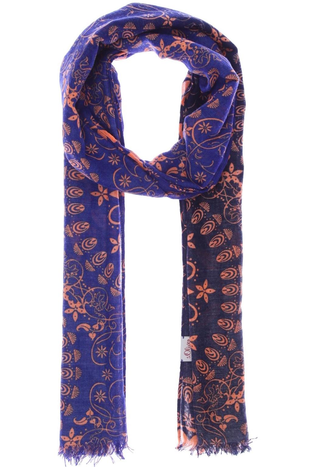 

s.Oliver Damen Schal, blau, Gr.