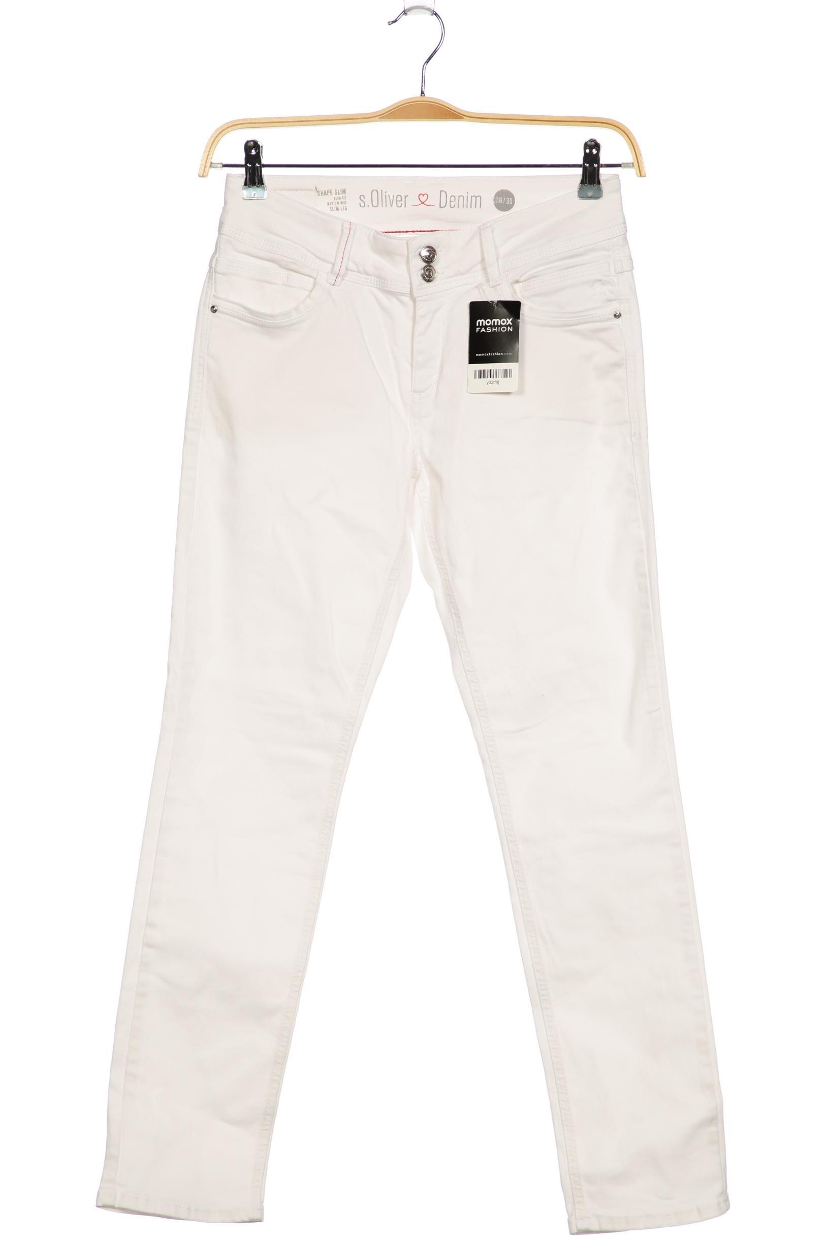 

s.Oliver Damen Jeans, weiß, Gr. 36