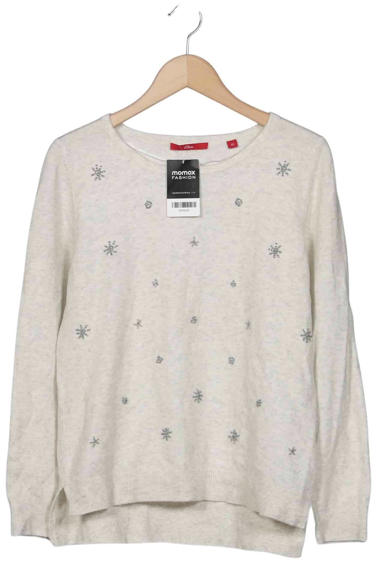 

s.Oliver Damen Pullover, cremeweiß, Gr. 40